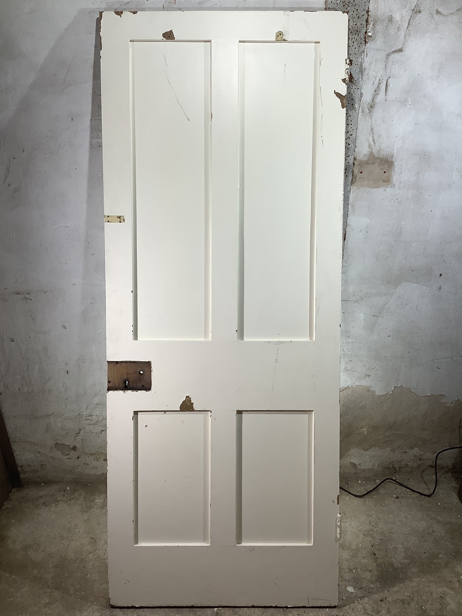 7th Pic Victorian Internal Painted  Pine Reclaimed Door