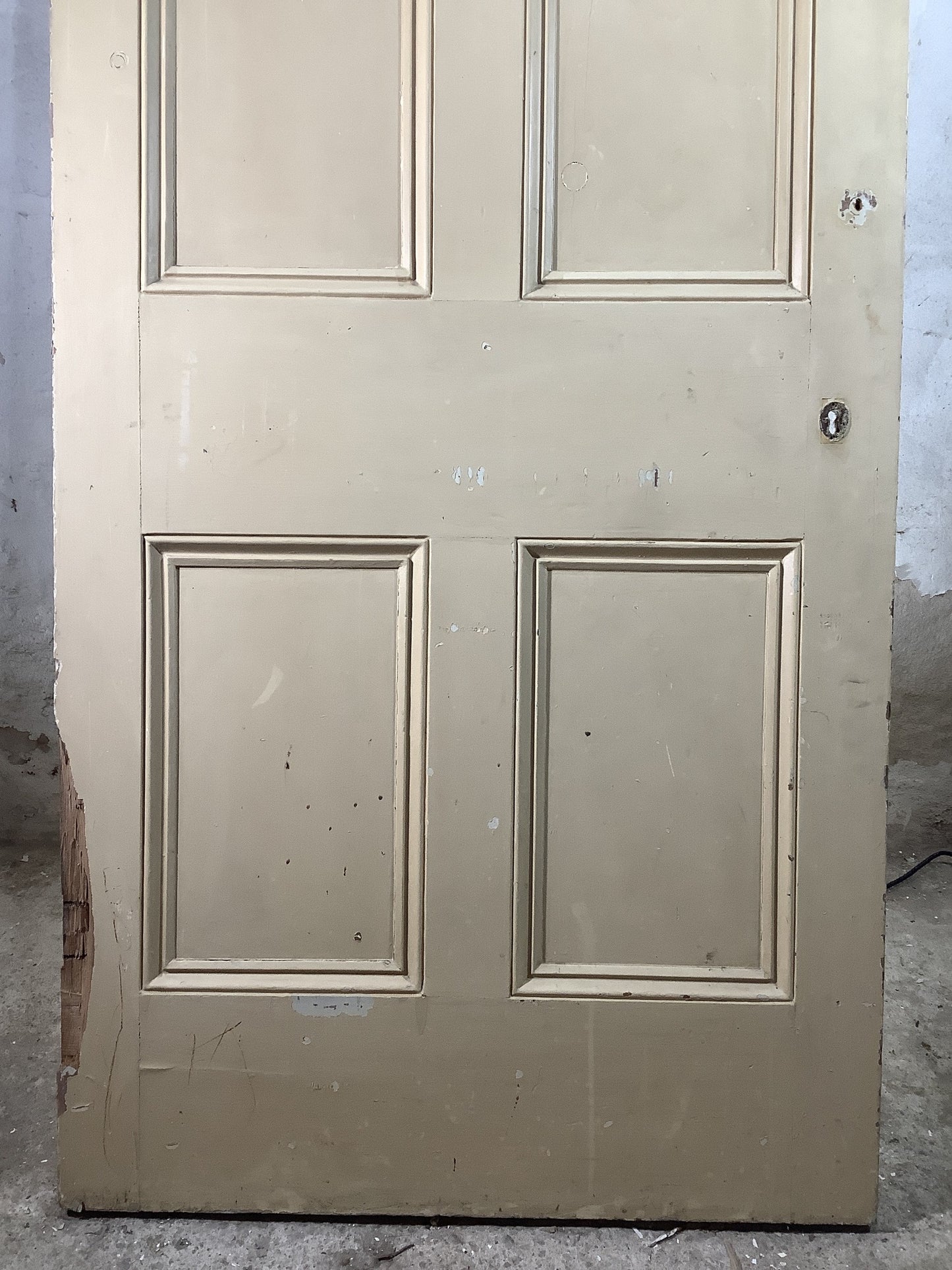 3rd Pic Victorian Internal Painted  Pine Reclaimed Door