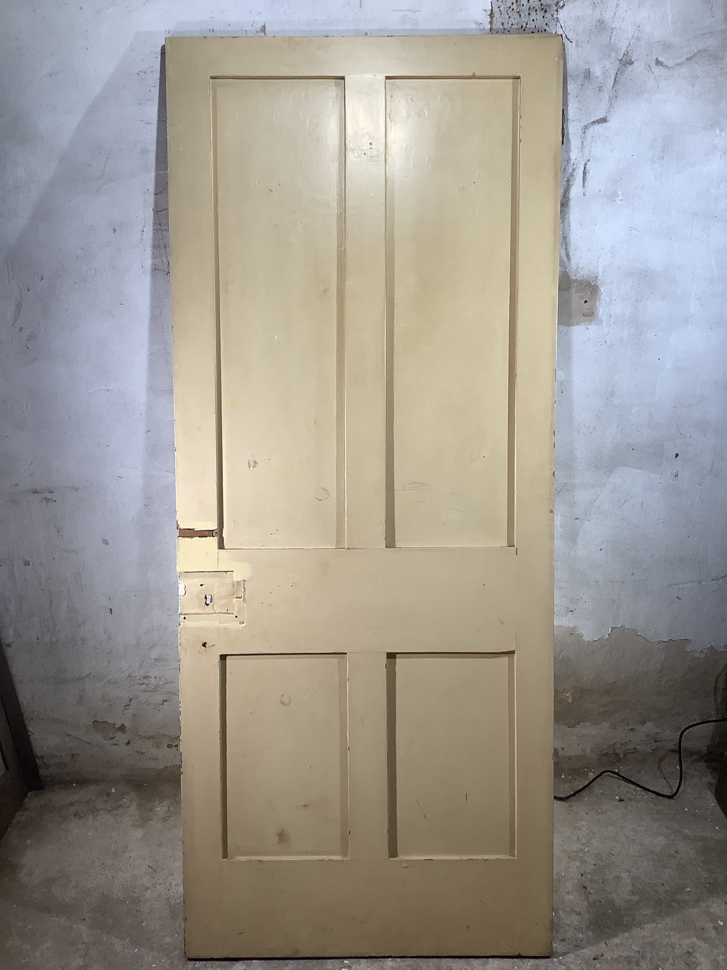 7th Pic Victorian Internal Painted  Pine Reclaimed Door