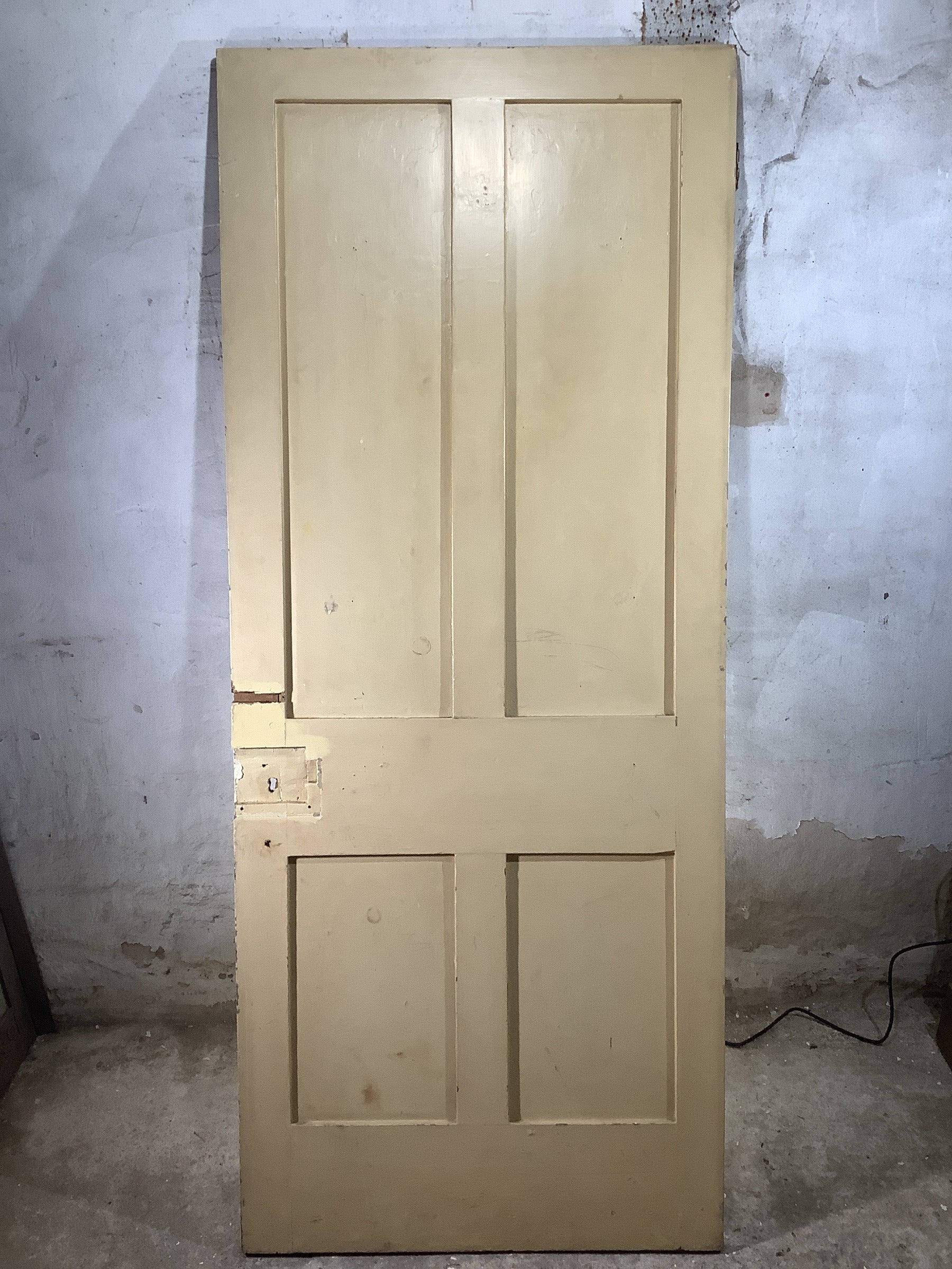 7th Pic Victorian Internal Painted  Pine Reclaimed Door