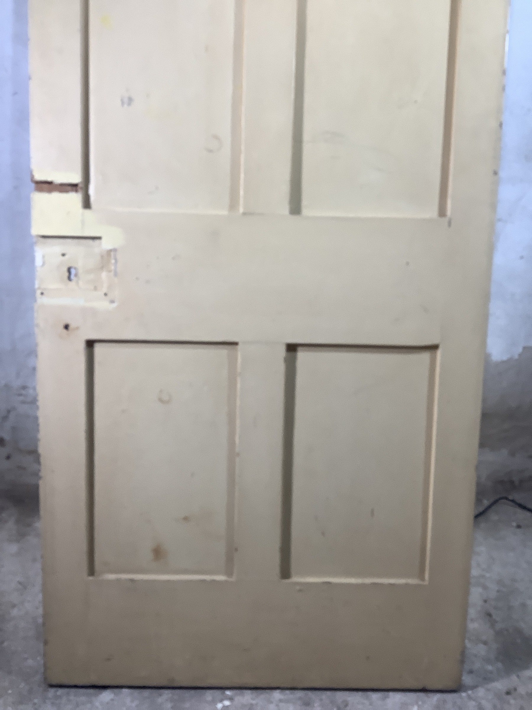 9th Pic Victorian Internal Painted  Pine Reclaimed Door