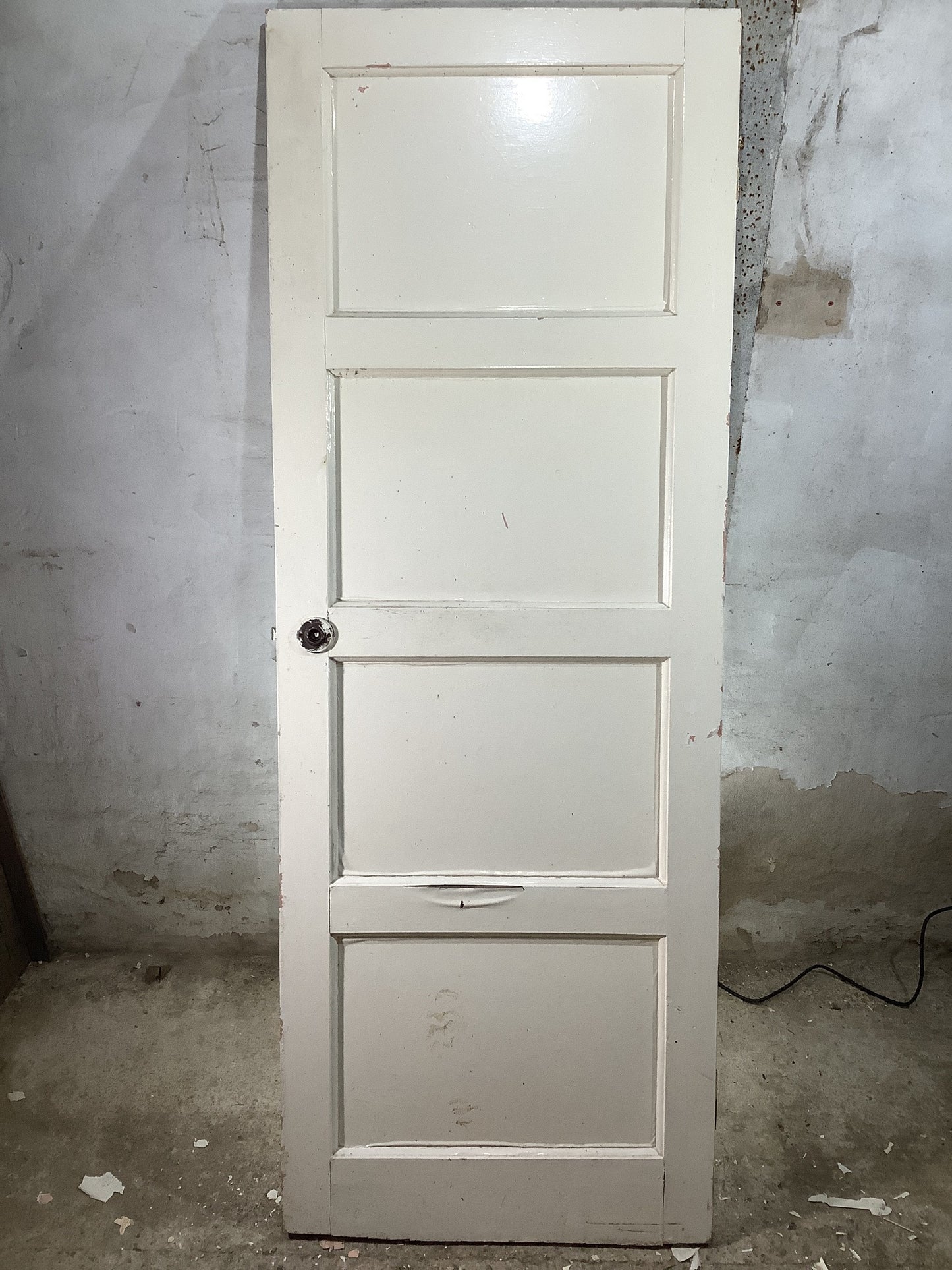 7th Pic 1950s 1960s Internal Painted  Pine Reclaimed Door