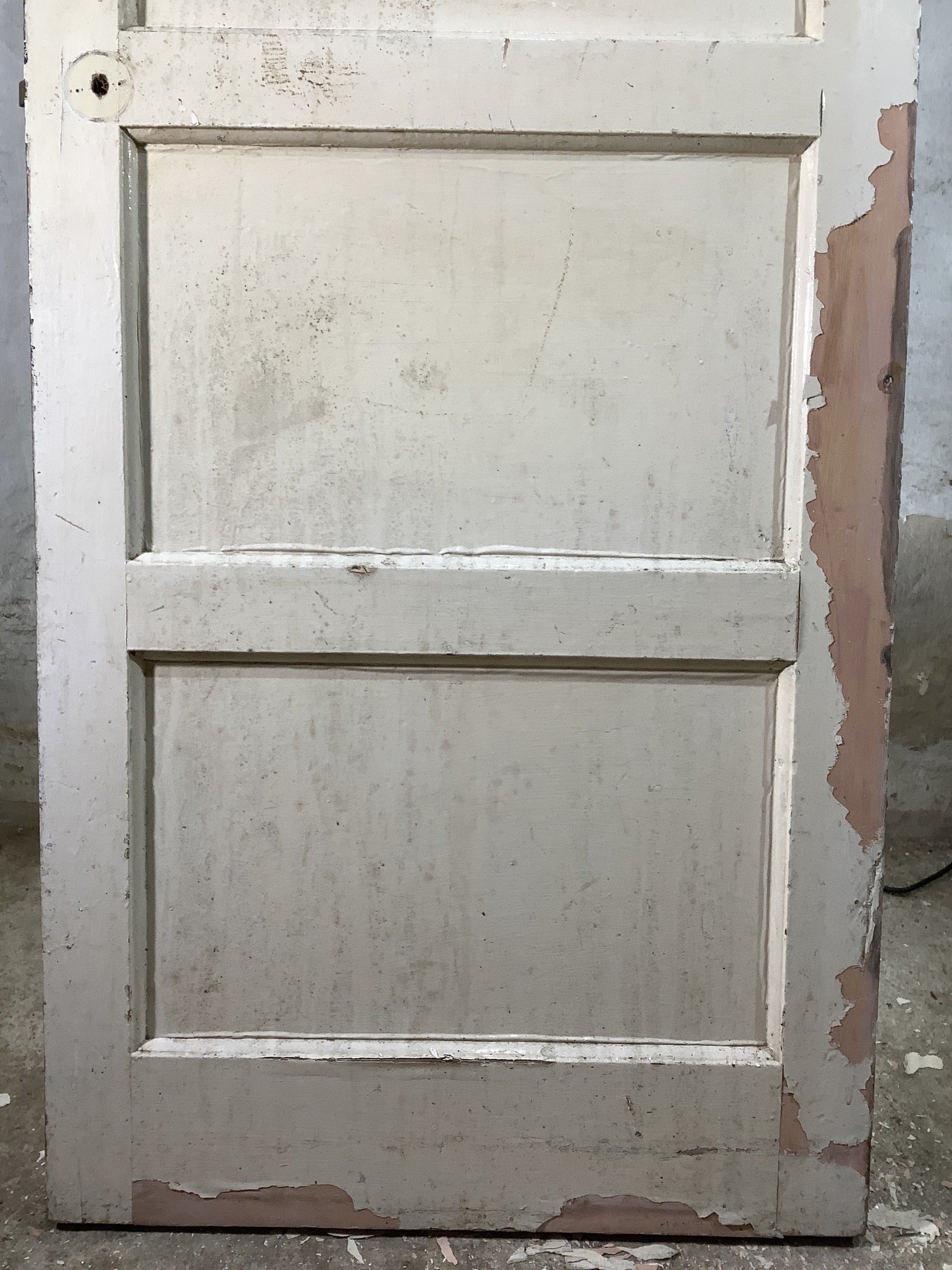 3rd Pic 1950s 1960s Internal Painted  Pine Reclaimed Door