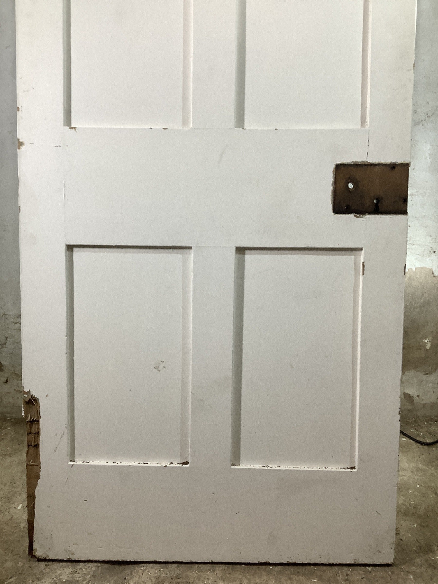 3rd Pic Victorian Internal Painted  Pine Reclaimed Door