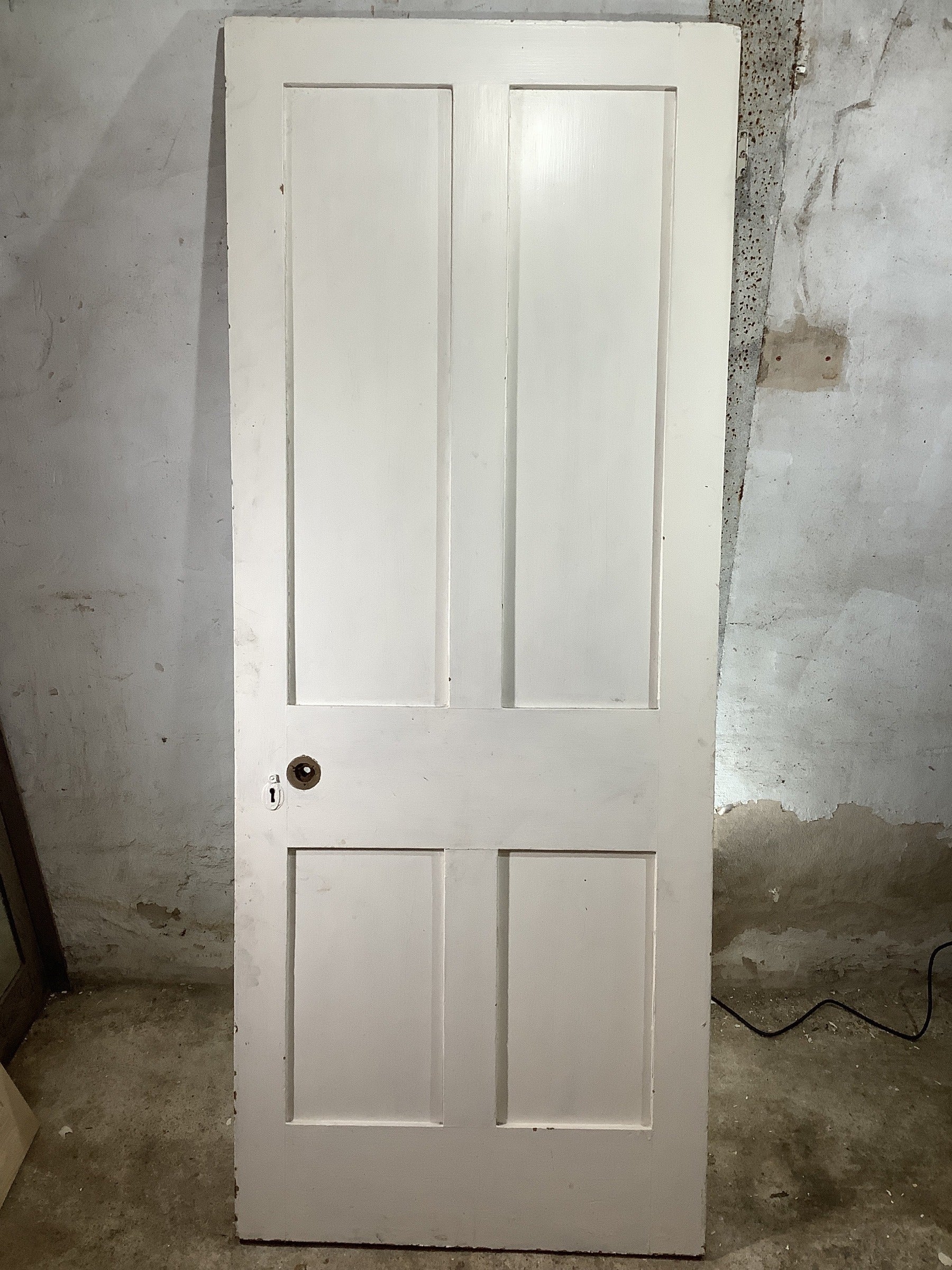 7th Pic Victorian Internal Painted  Pine Reclaimed Door