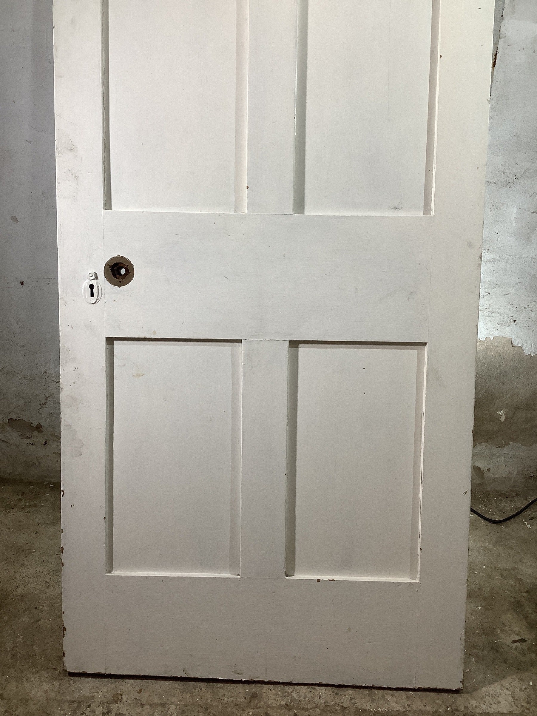 9th Pic Victorian Internal Painted  Pine Reclaimed Door