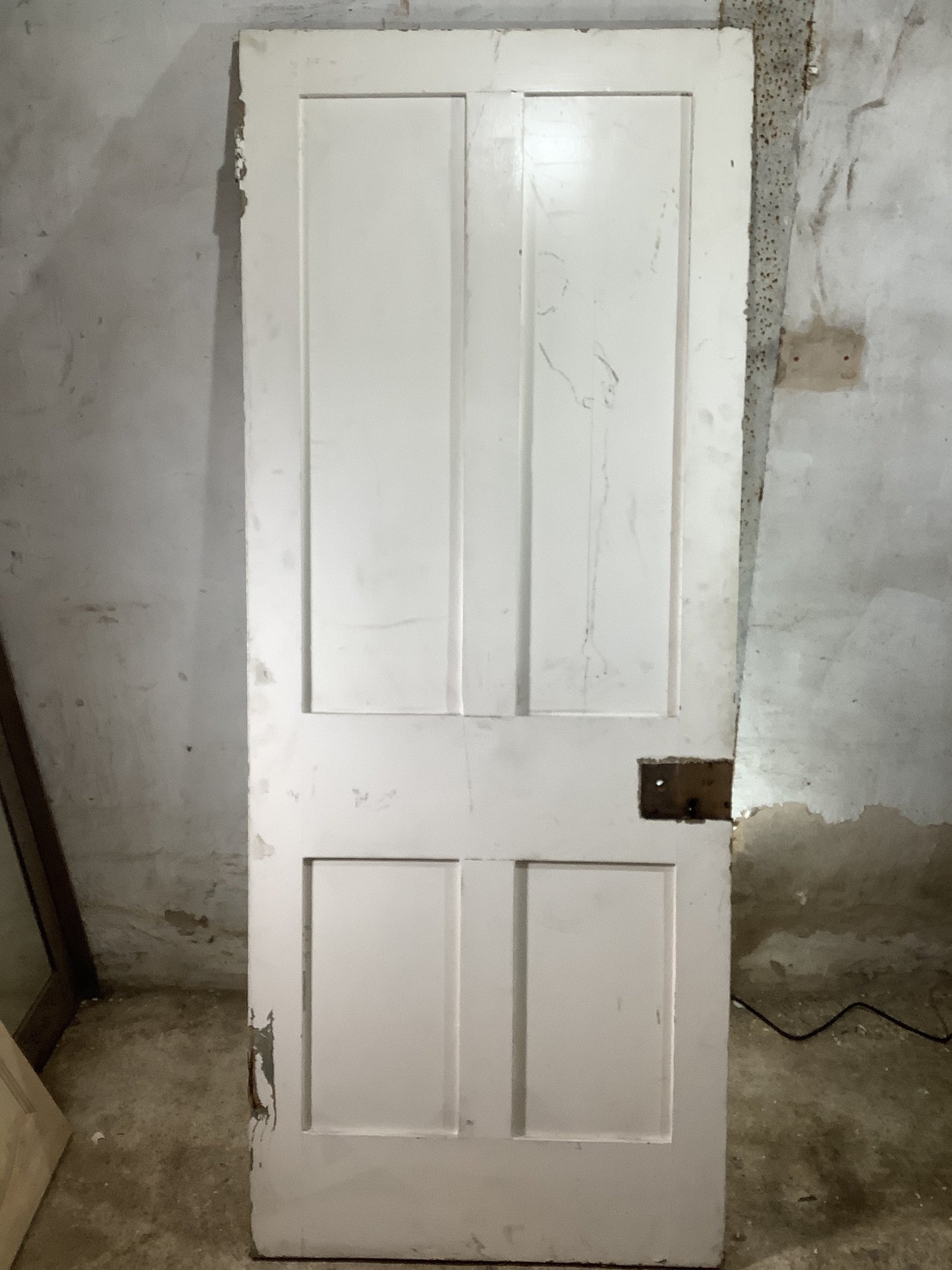 7th Pic Victorian Internal Painted  Pine Reclaimed Door