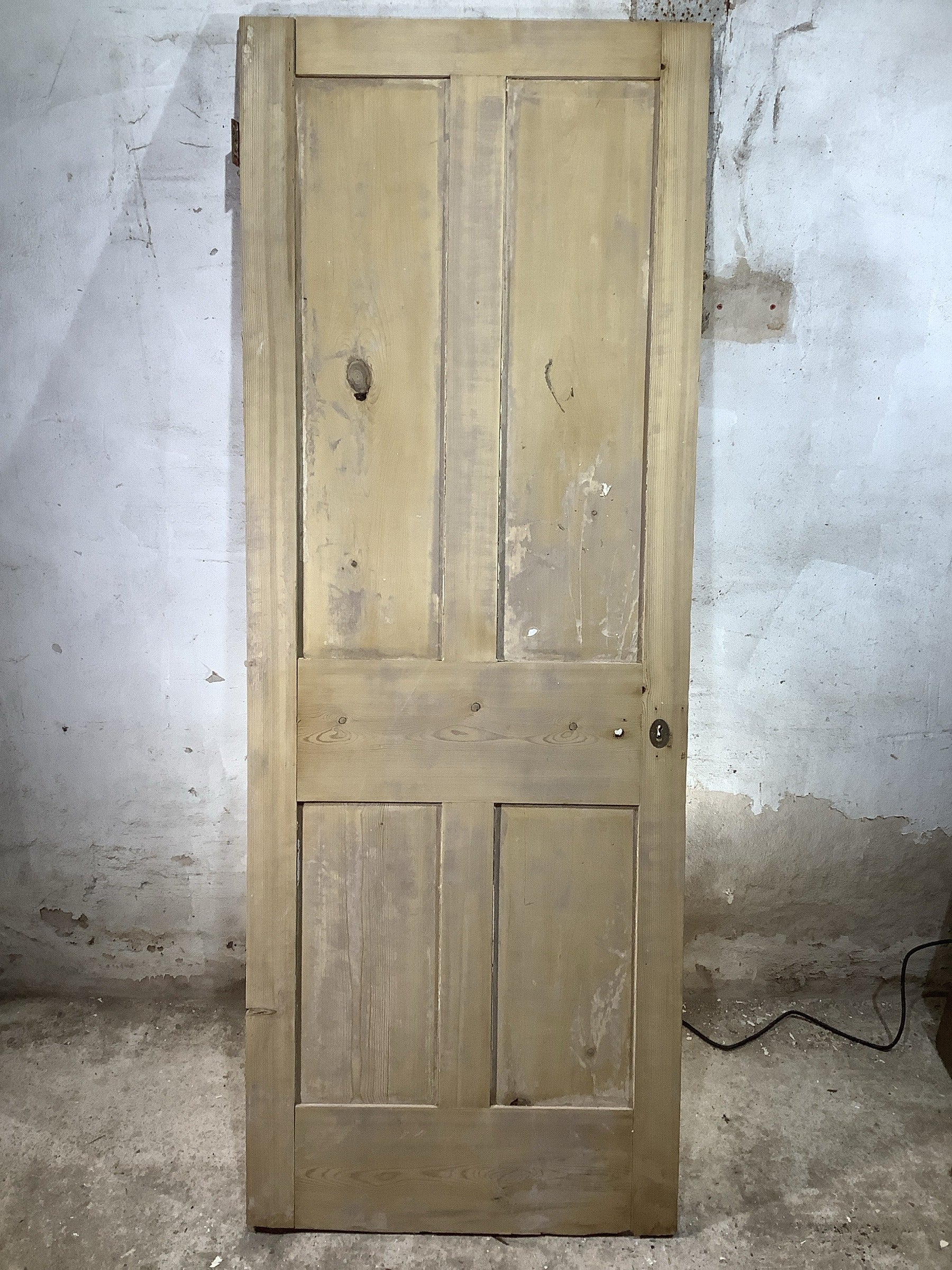 Main Picture Victorian Internal Stripped  Pine Reclaimed Door