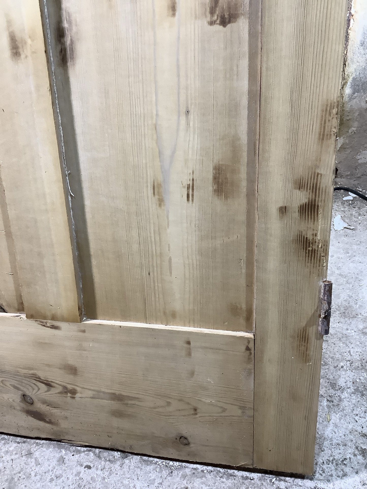 11th Pic Victorian Internal Stripped  Pine Reclaimed Door