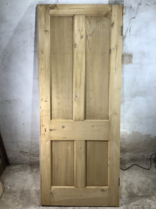 Main Picture Old Internal Stripped  Pine Reclaimed Door