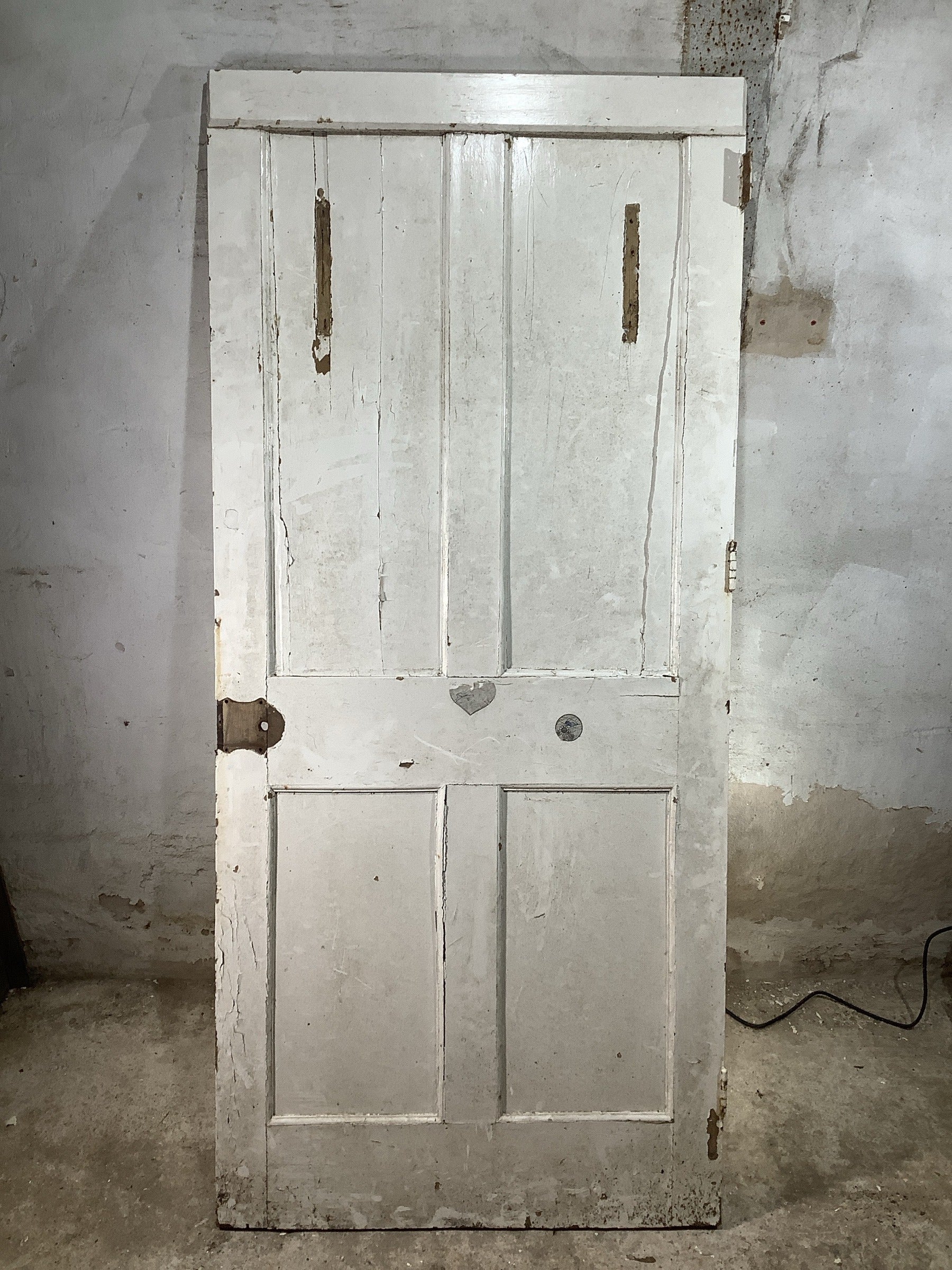 Main Picture Georgian Internal Painted  Pine Reclaimed Door