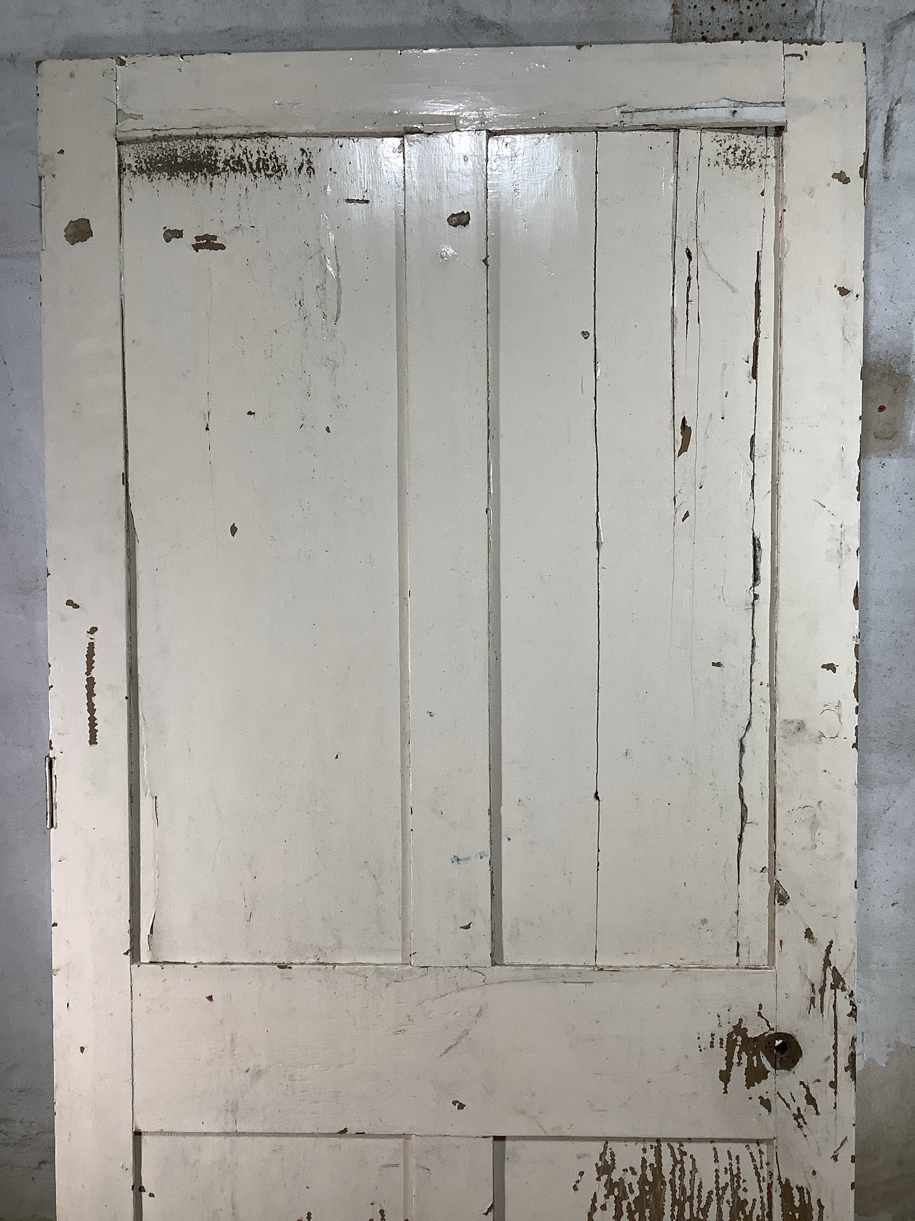 8th Pic Georgian Internal Painted  Pine Reclaimed Door