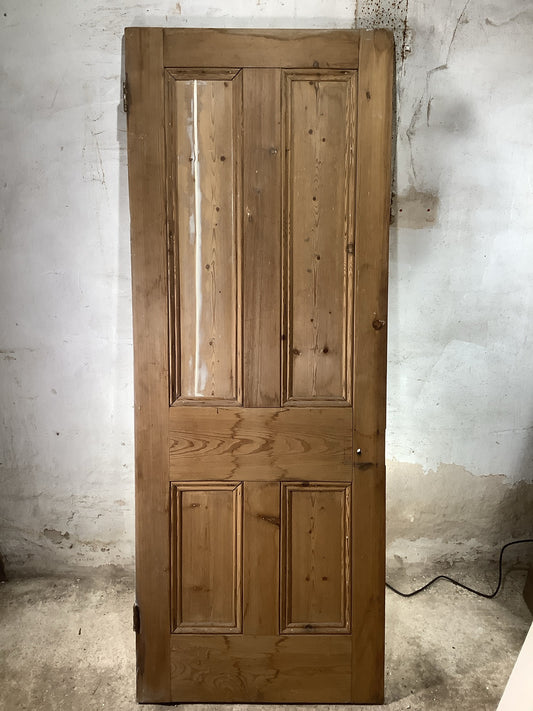 Main Picture Victorian Internal Stripped & Painted Pine Reclaimed Door