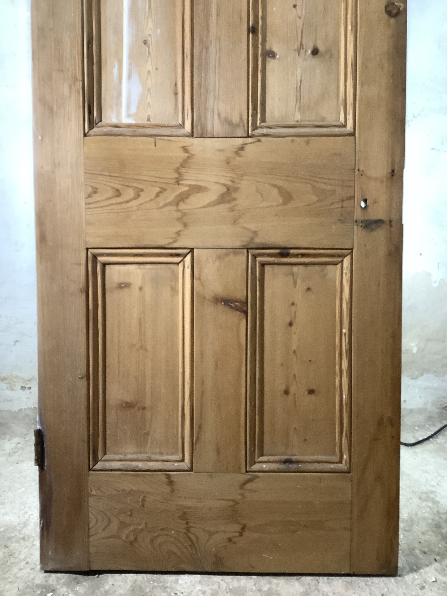 3rd Pic Victorian Internal Stripped & Painted Pine Reclaimed Door