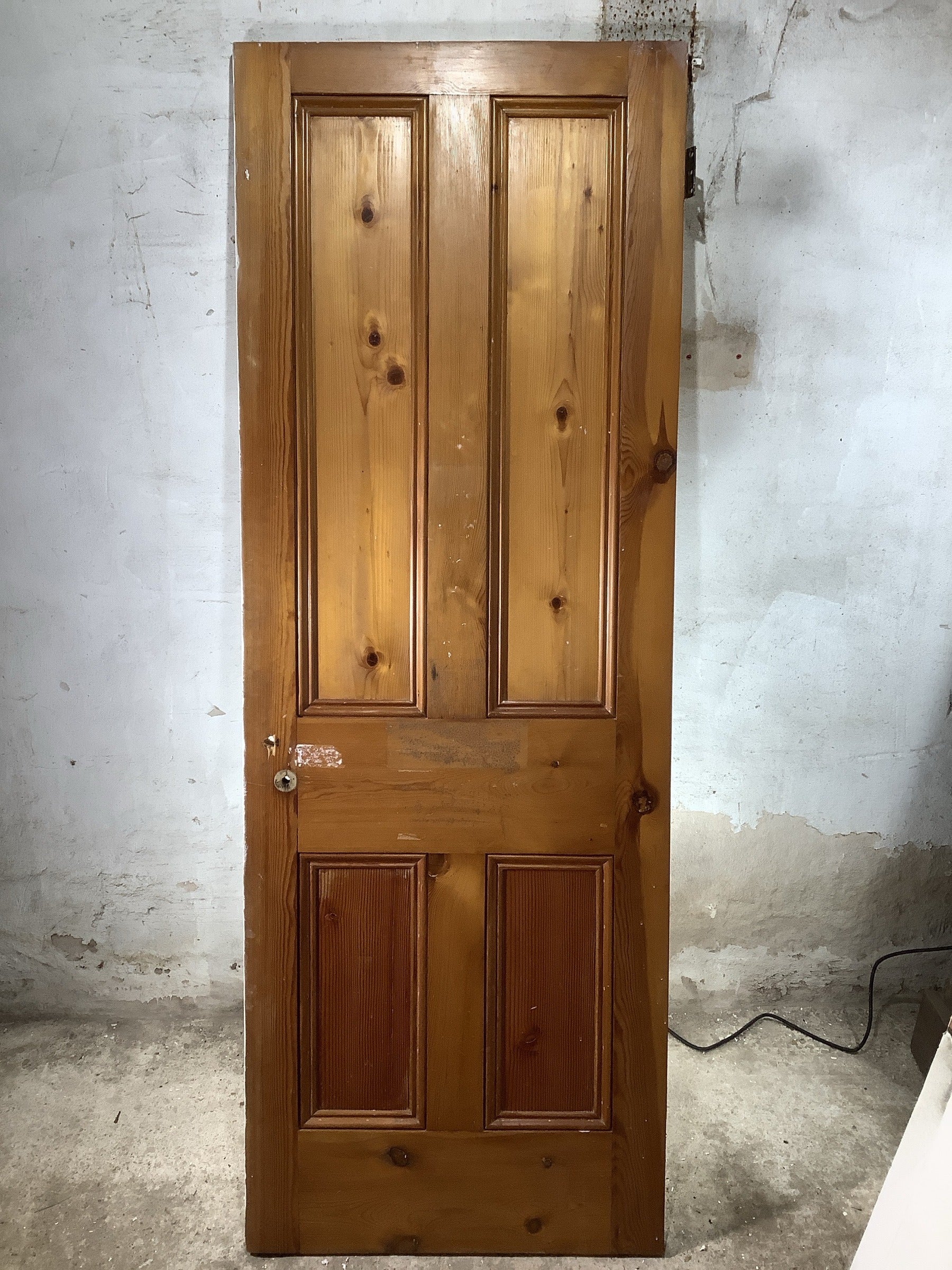 Main Picture Victorian Internal Stripped & Painted Pine Reclaimed Door