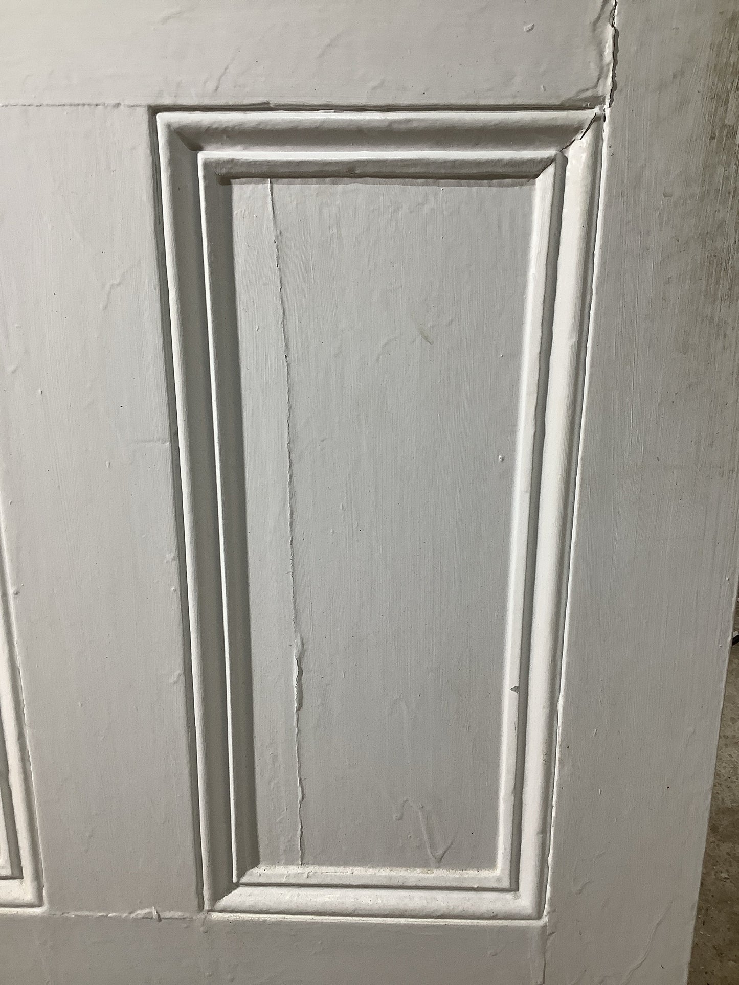 12th Pic Victorian Internal Stripped & Painted Pine Reclaimed Door