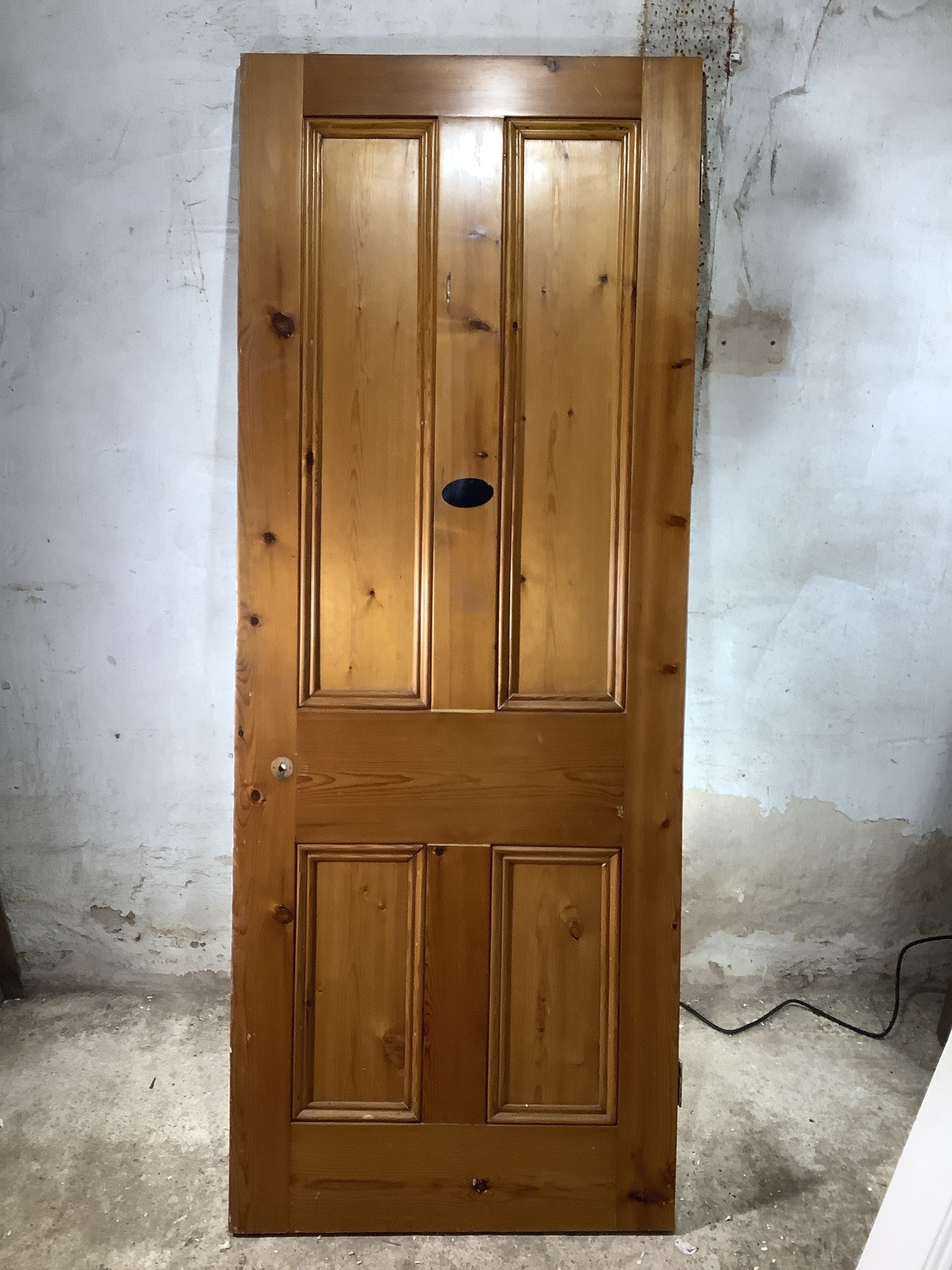 Main Picture Victorian Internal Stripped & Painted Pine Reclaimed Door