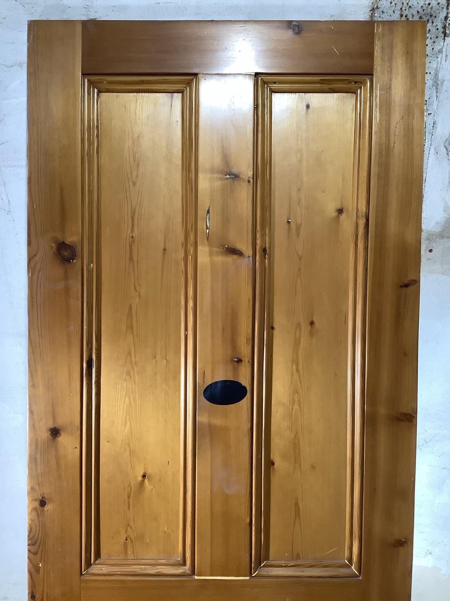 2nd Pic Victorian Internal Stripped & Painted Pine Reclaimed Door