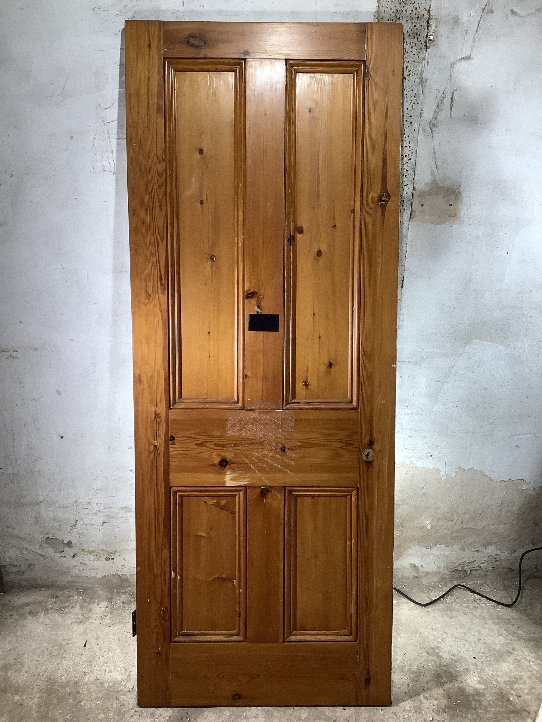 Main Picture Victorian Internal Stripped & Painted Pine Reclaimed Door