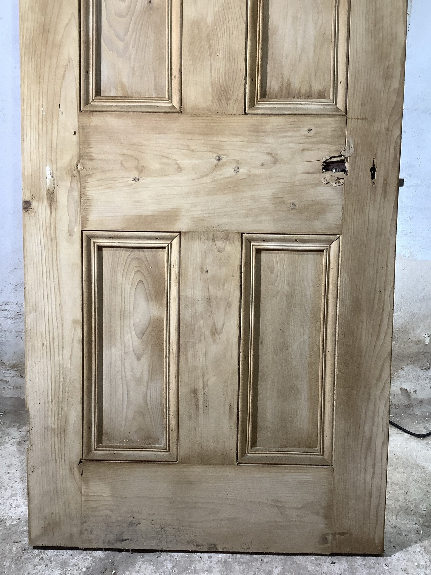 3rd Pic Victorian Internal Stripped  Pine Reclaimed Door