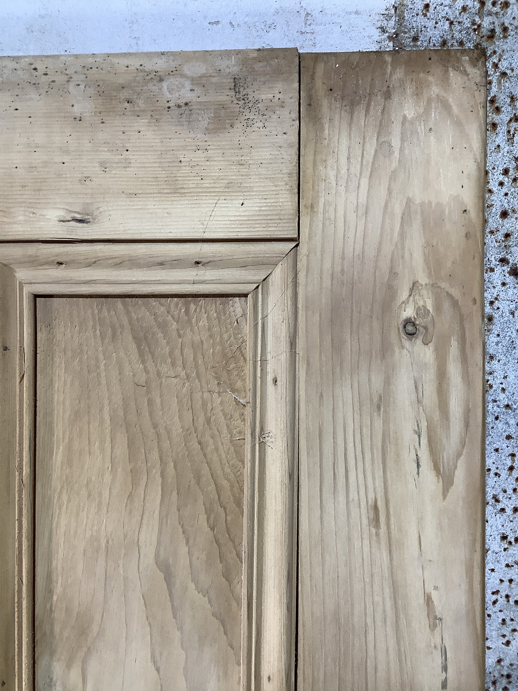 5th Pic Victorian Internal Stripped  Pine Reclaimed Door