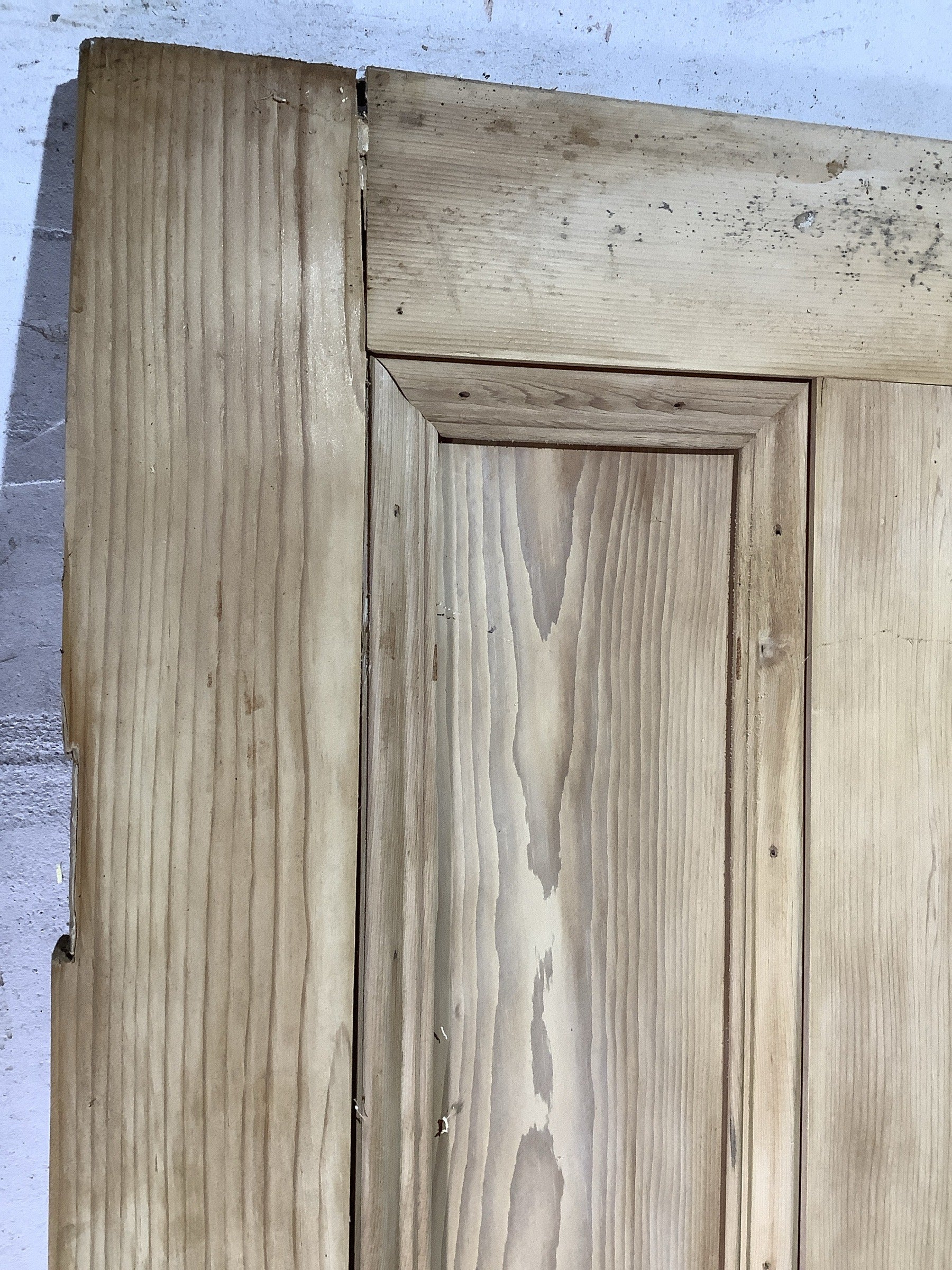 6th Pic Victorian Internal Stripped  Pine Reclaimed Door