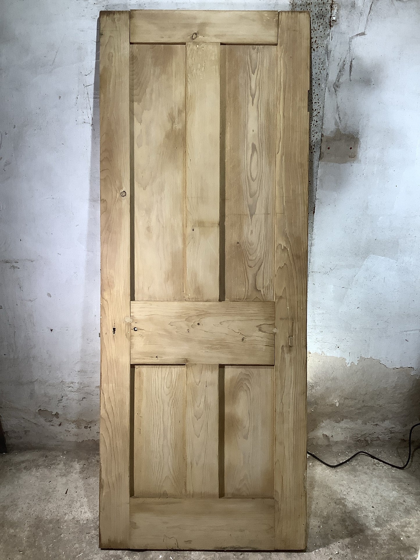 7th Pic Victorian Internal Stripped  Pine Reclaimed Door