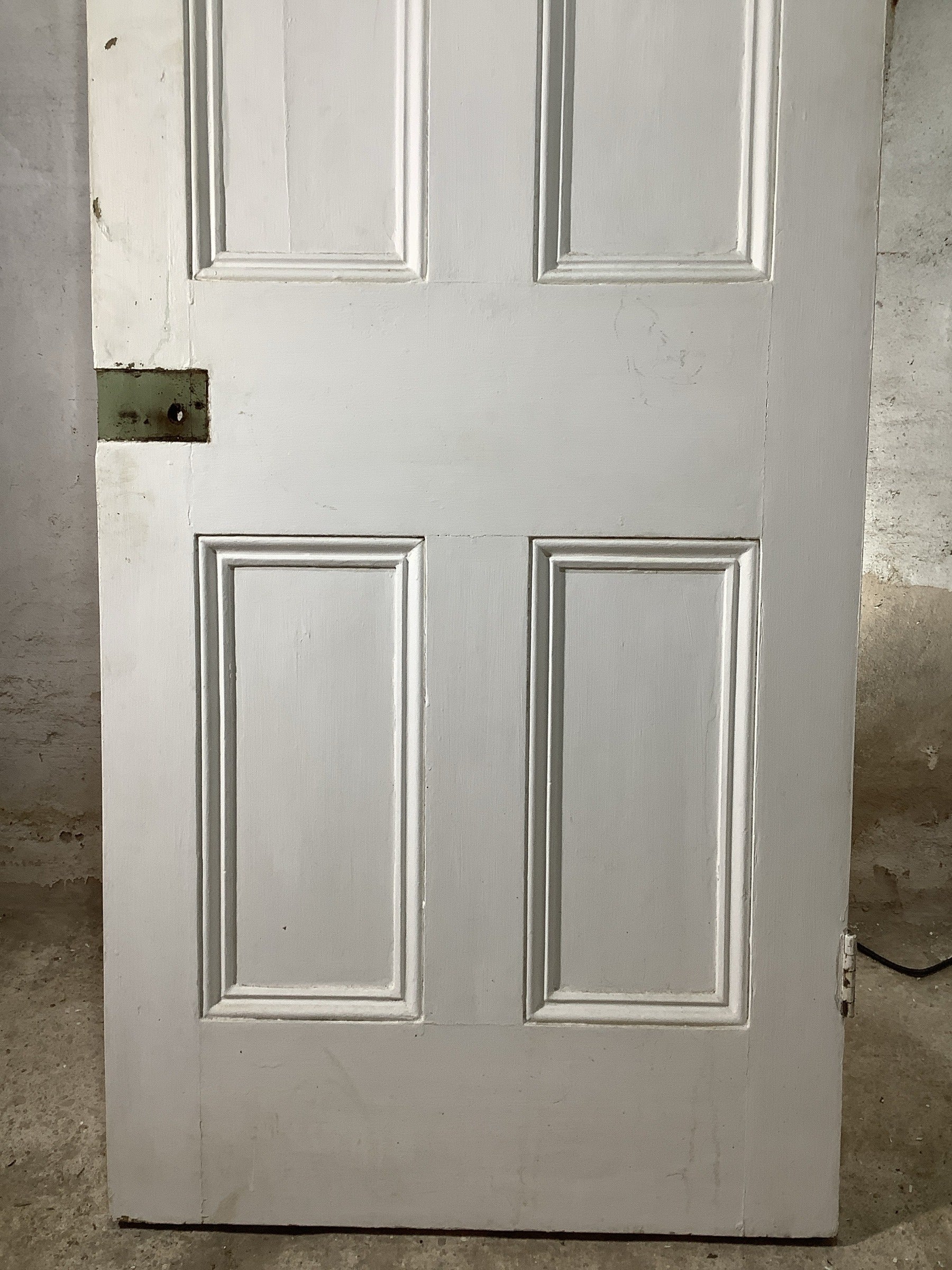 3rd Pic Victorian Internal Stripped & Painted Pine Reclaimed Door