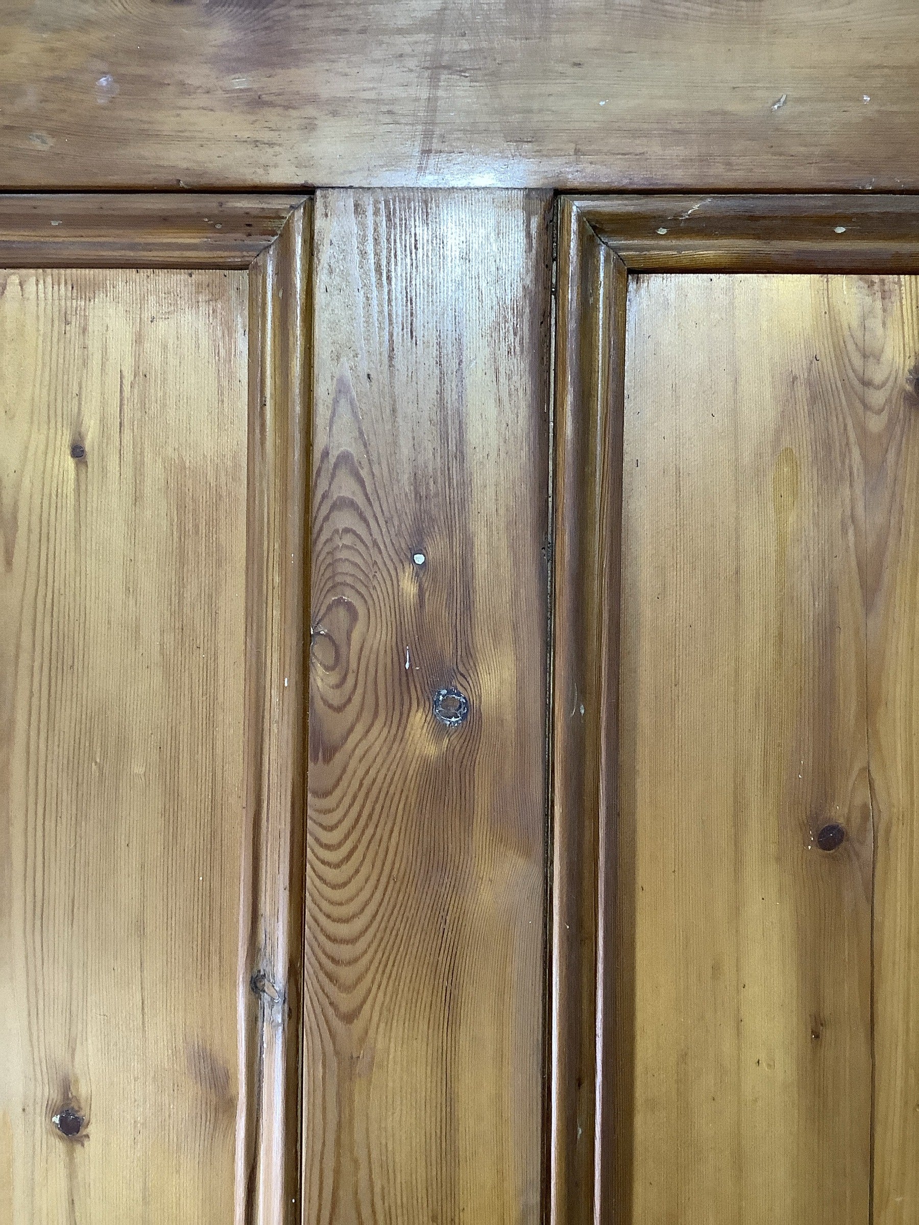 11th Pic Victorian Internal Stripped & Painted Pine Reclaimed Door