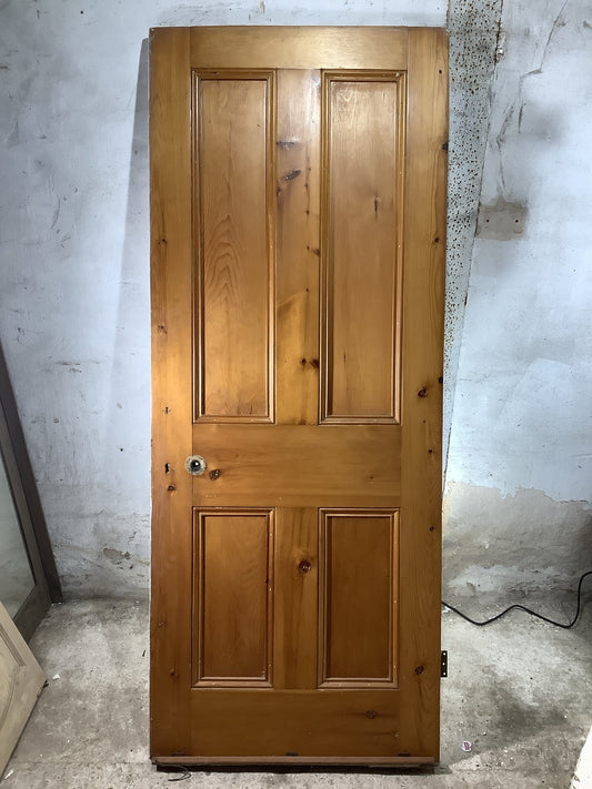 Main Picture Victorian Internal Stripped & Painted Pine Reclaimed Door