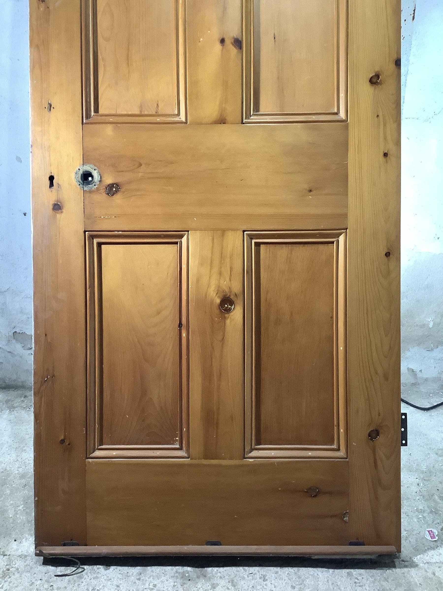 3rd Pic Victorian Internal Stripped & Painted Pine Reclaimed Door