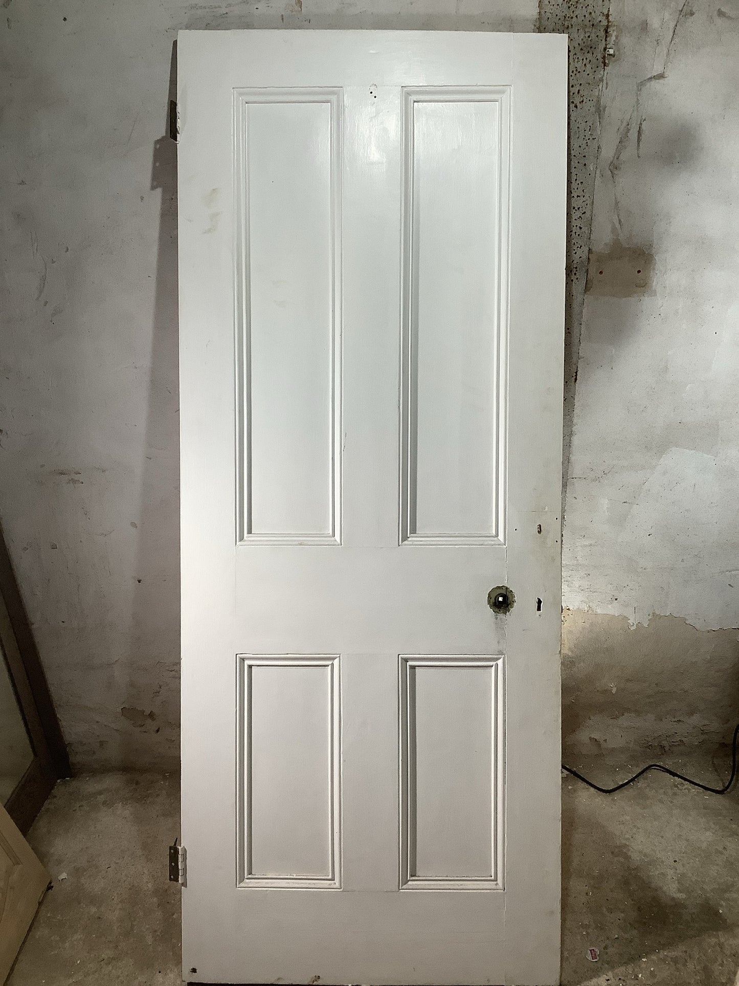 7th Pic Victorian Internal Stripped & Painted Pine Reclaimed Door