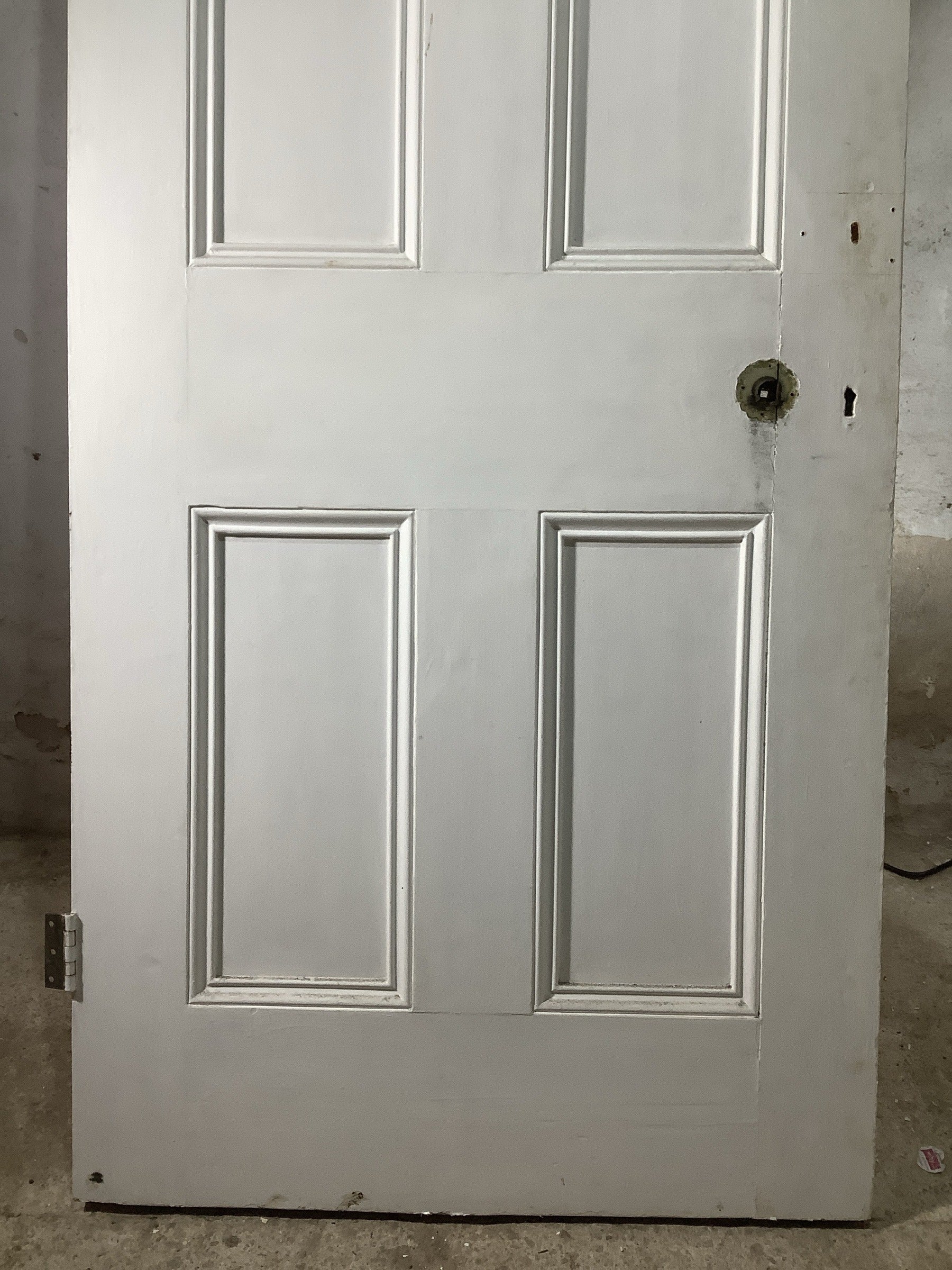 9th Pic Victorian Internal Stripped & Painted Pine Reclaimed Door