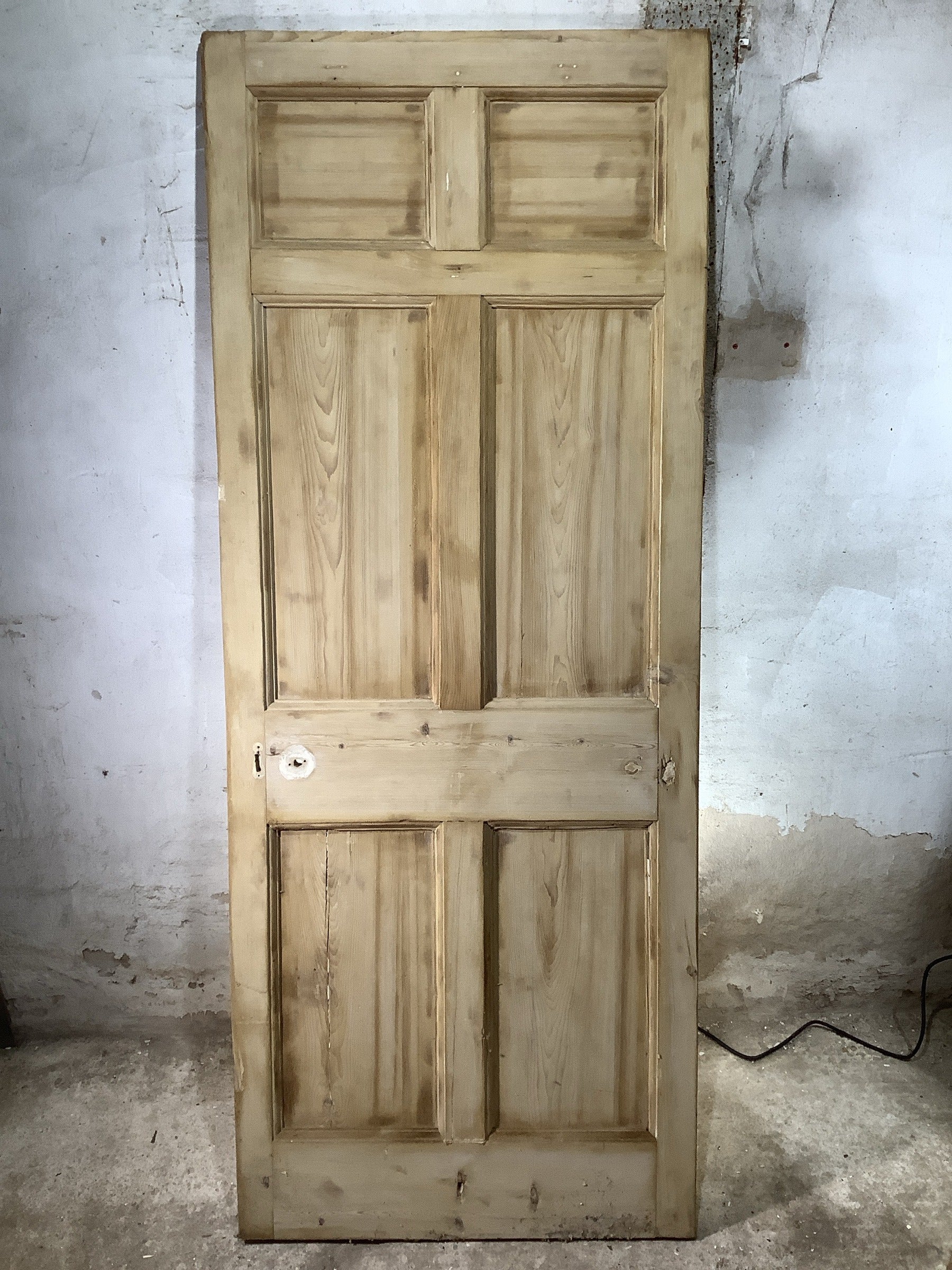 Main Picture Georgian Internal Stripped  Pine Reclaimed Door