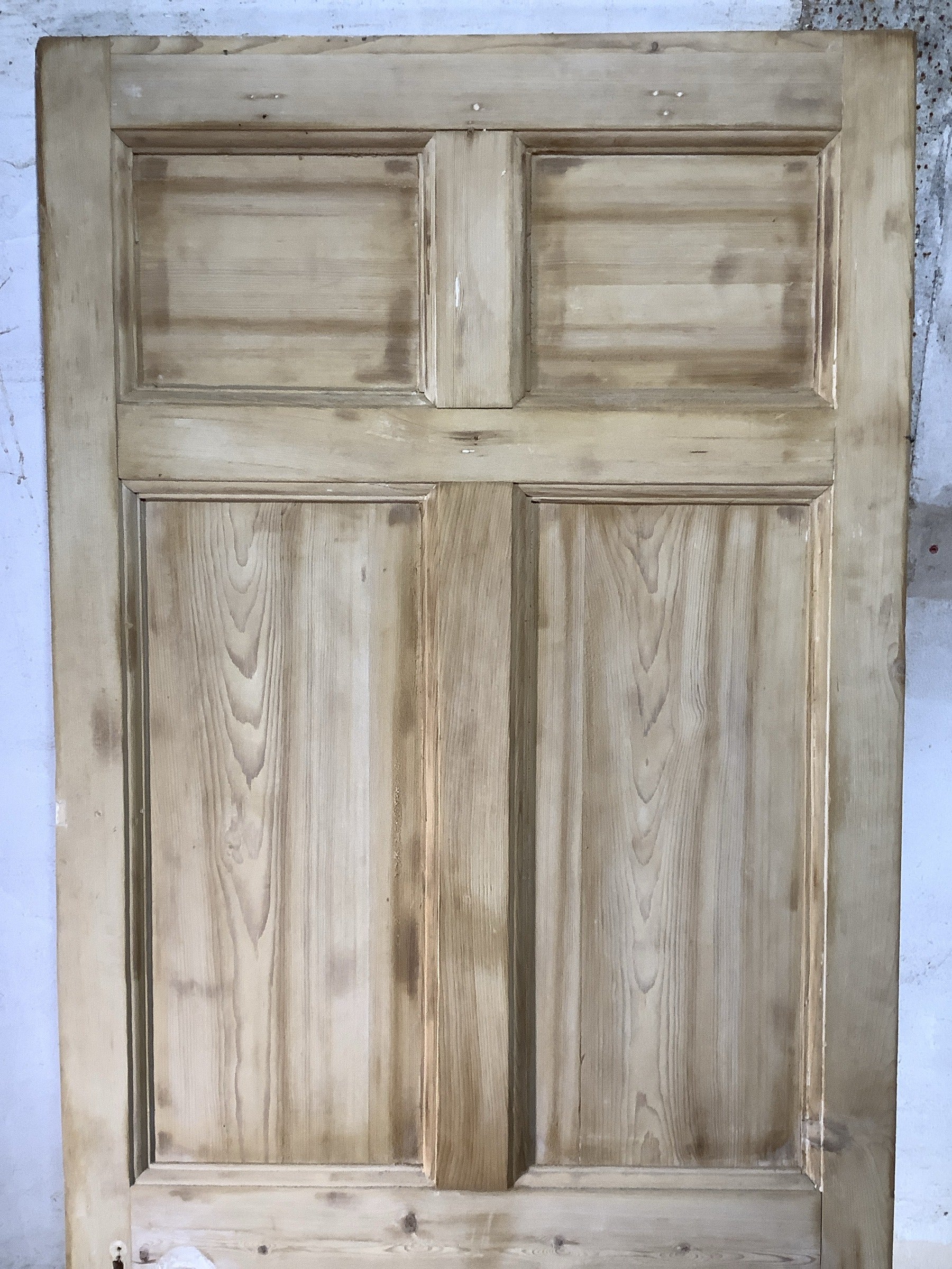 2nd Pic Georgian Internal Stripped  Pine Reclaimed Door