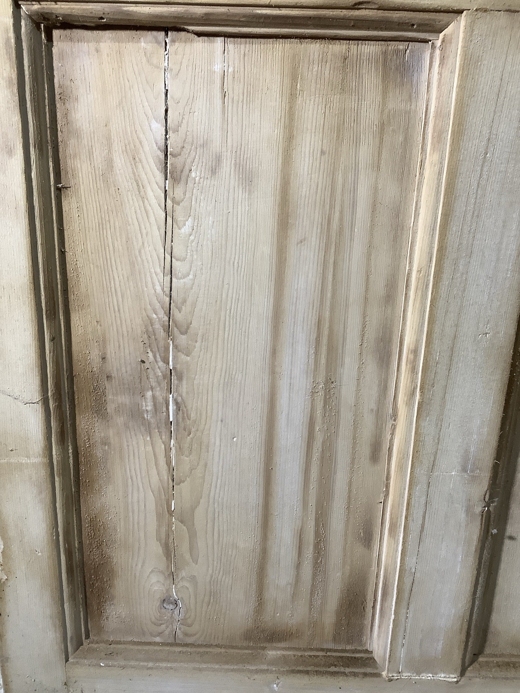 6th Pic Georgian Internal Stripped  Pine Reclaimed Door