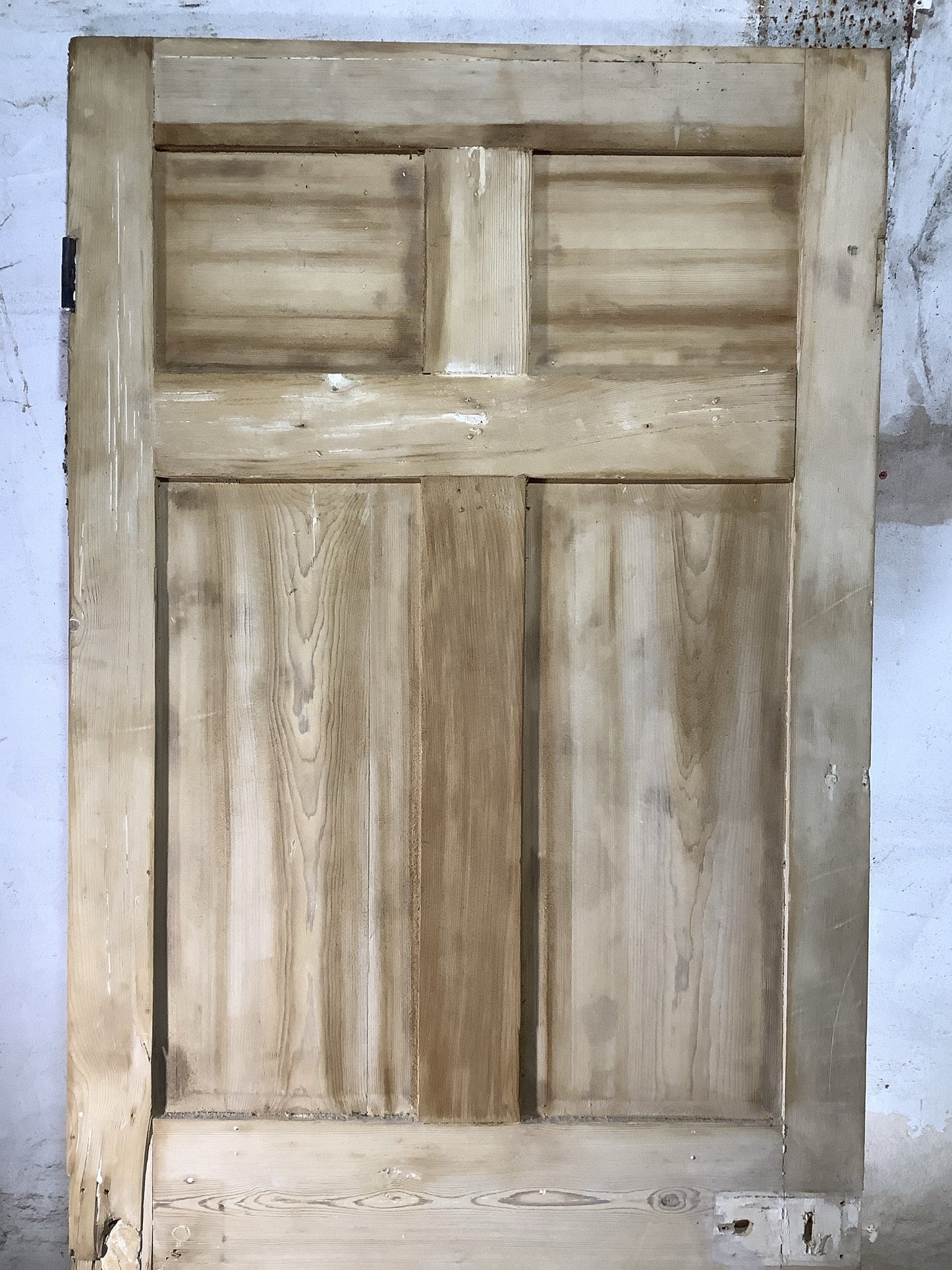 8th Pic Georgian Internal Stripped  Pine Reclaimed Door