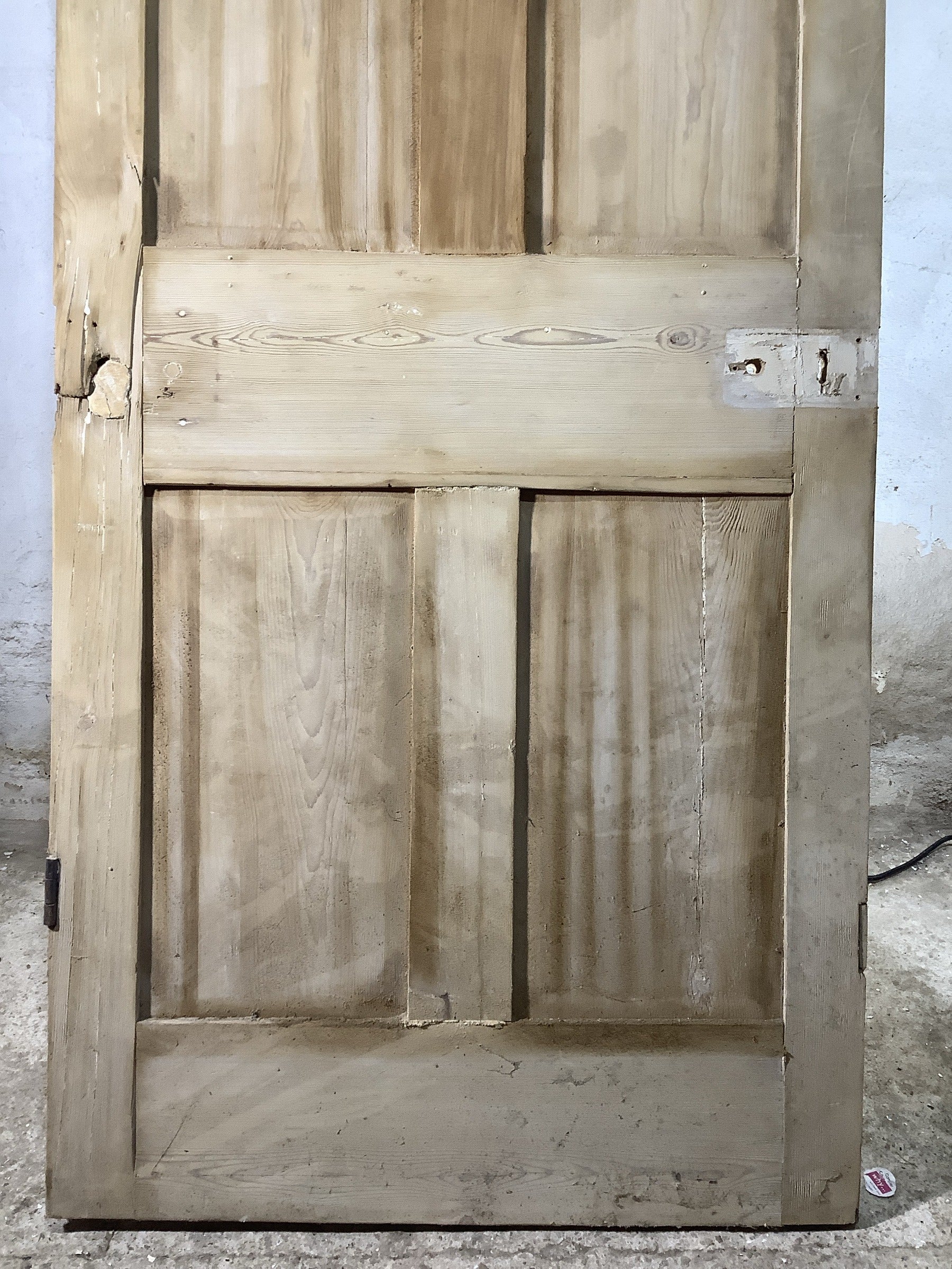 9th Pic Georgian Internal Stripped  Pine Reclaimed Door