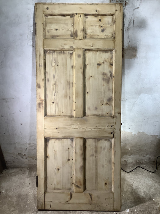 Main Picture Georgian Internal Stripped  Pine Reclaimed Door