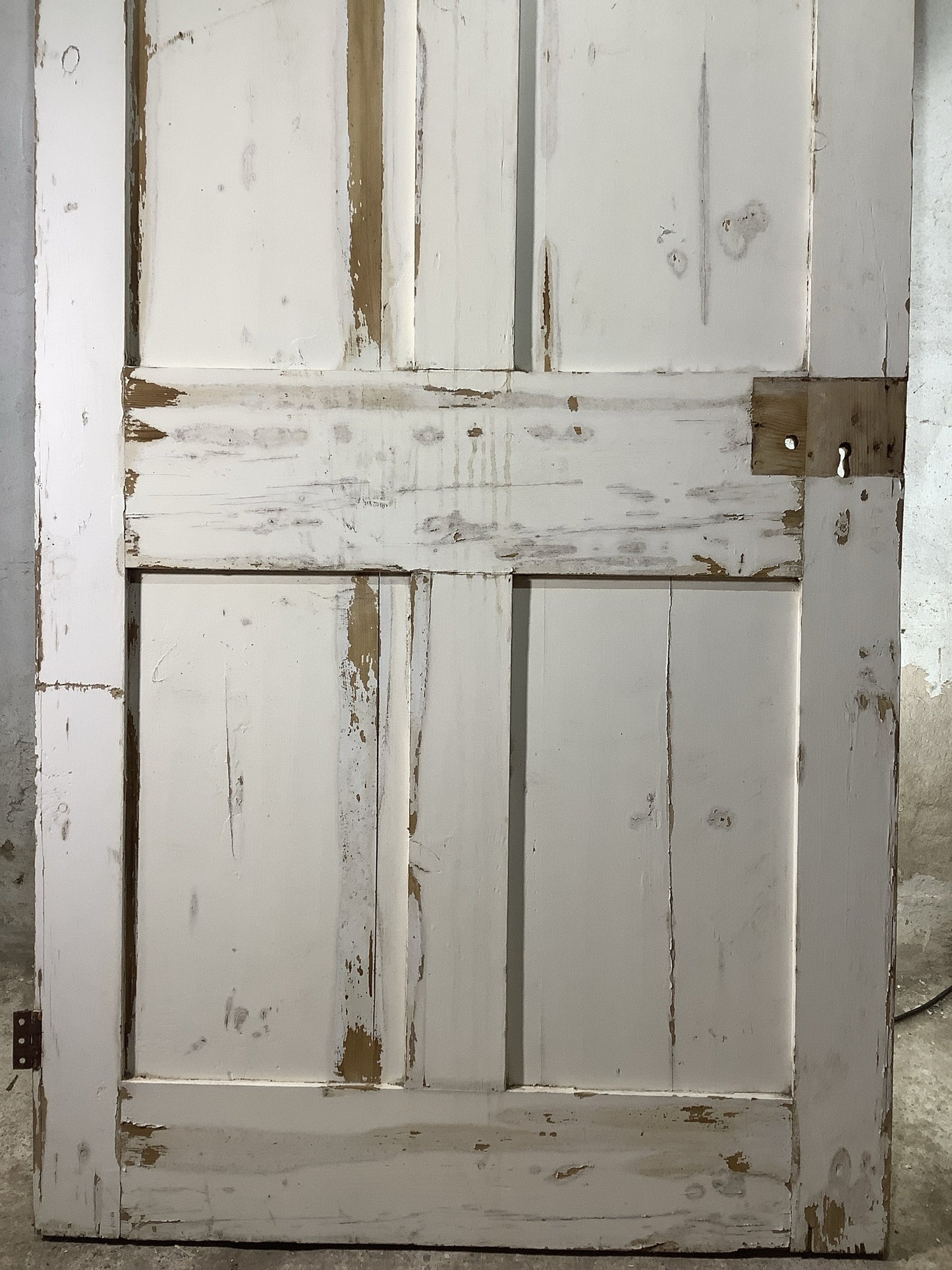 3rd Pic Georgian Internal Painted  Pine Reclaimed Door