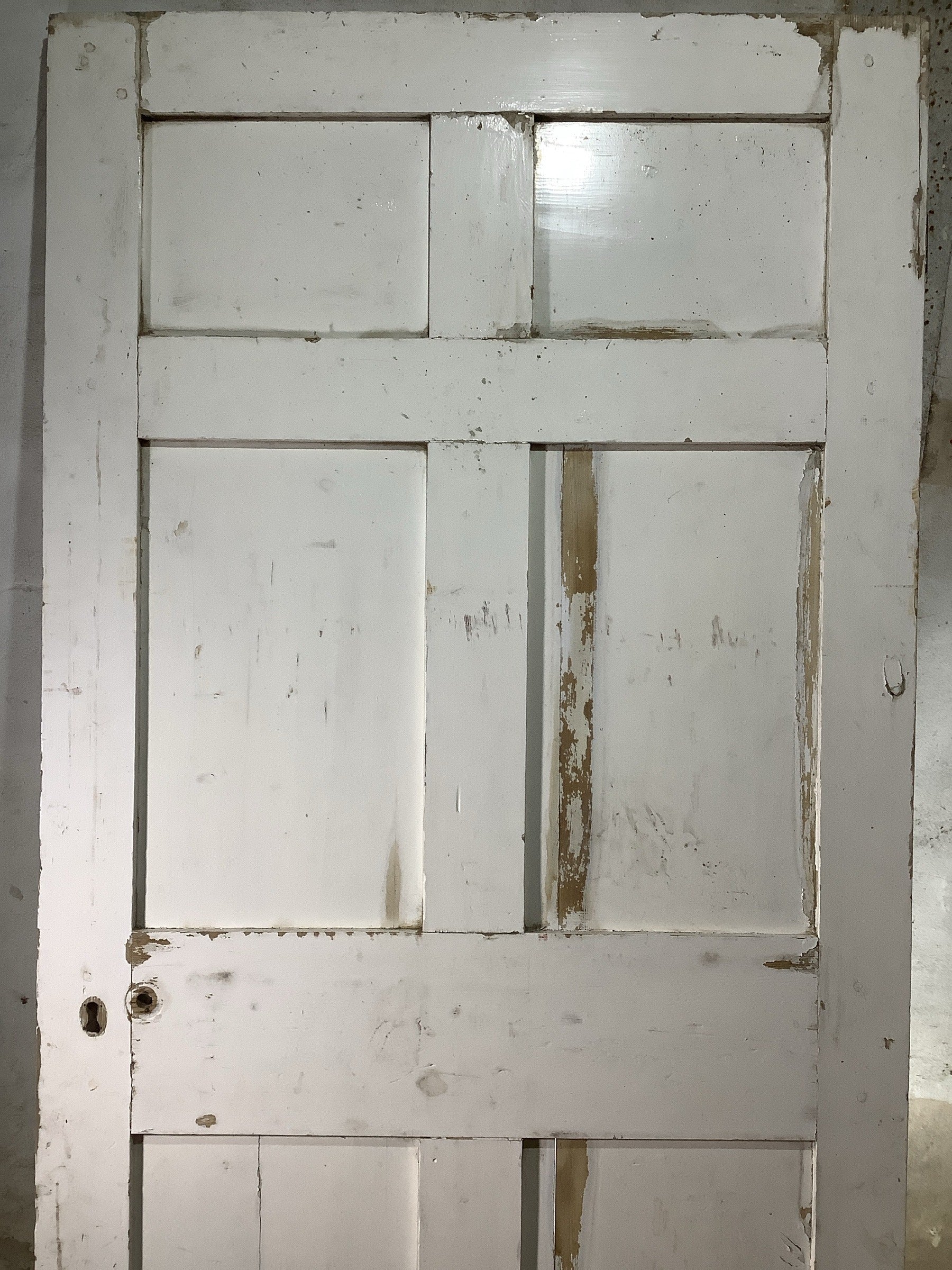 8th Pic Georgian Internal Painted  Pine Reclaimed Door