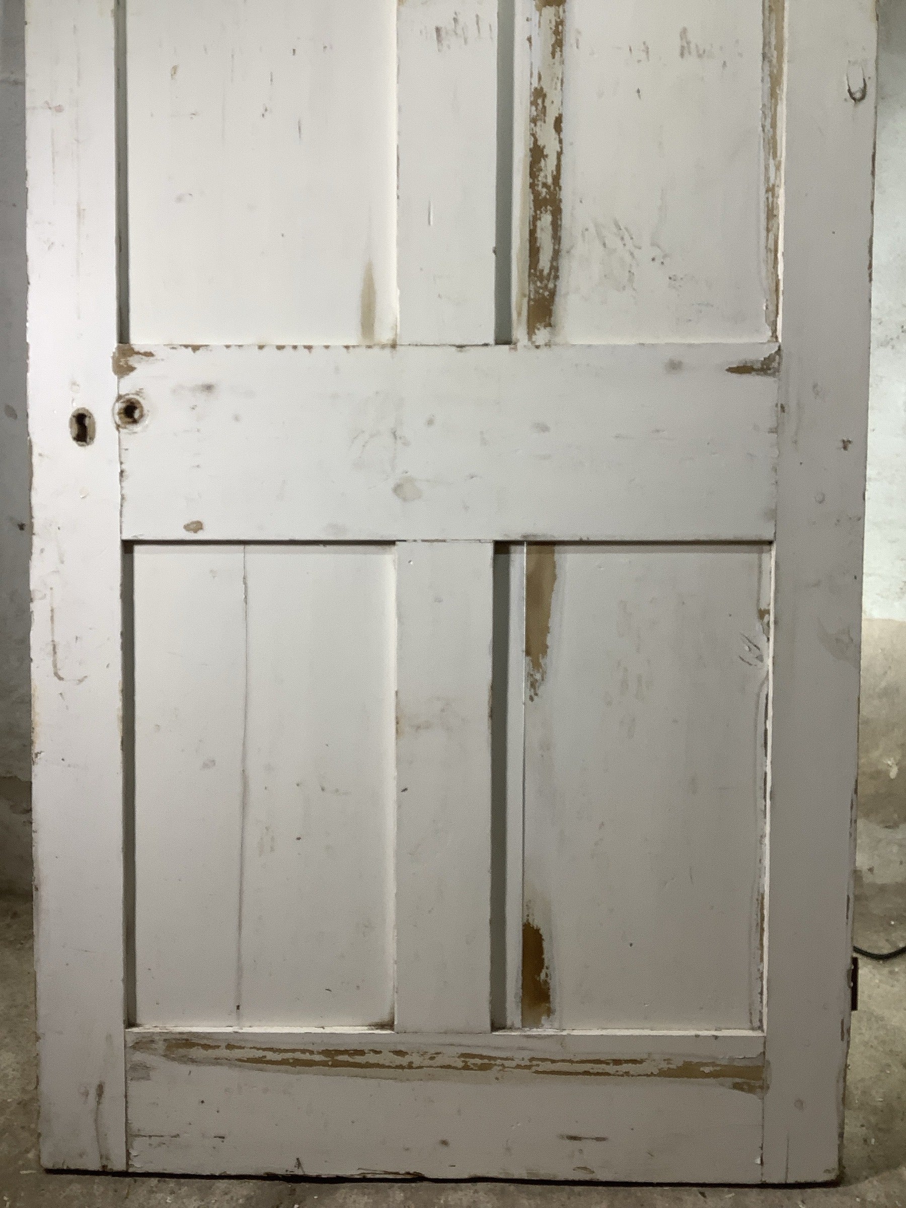 9th Pic Georgian Internal Painted  Pine Reclaimed Door