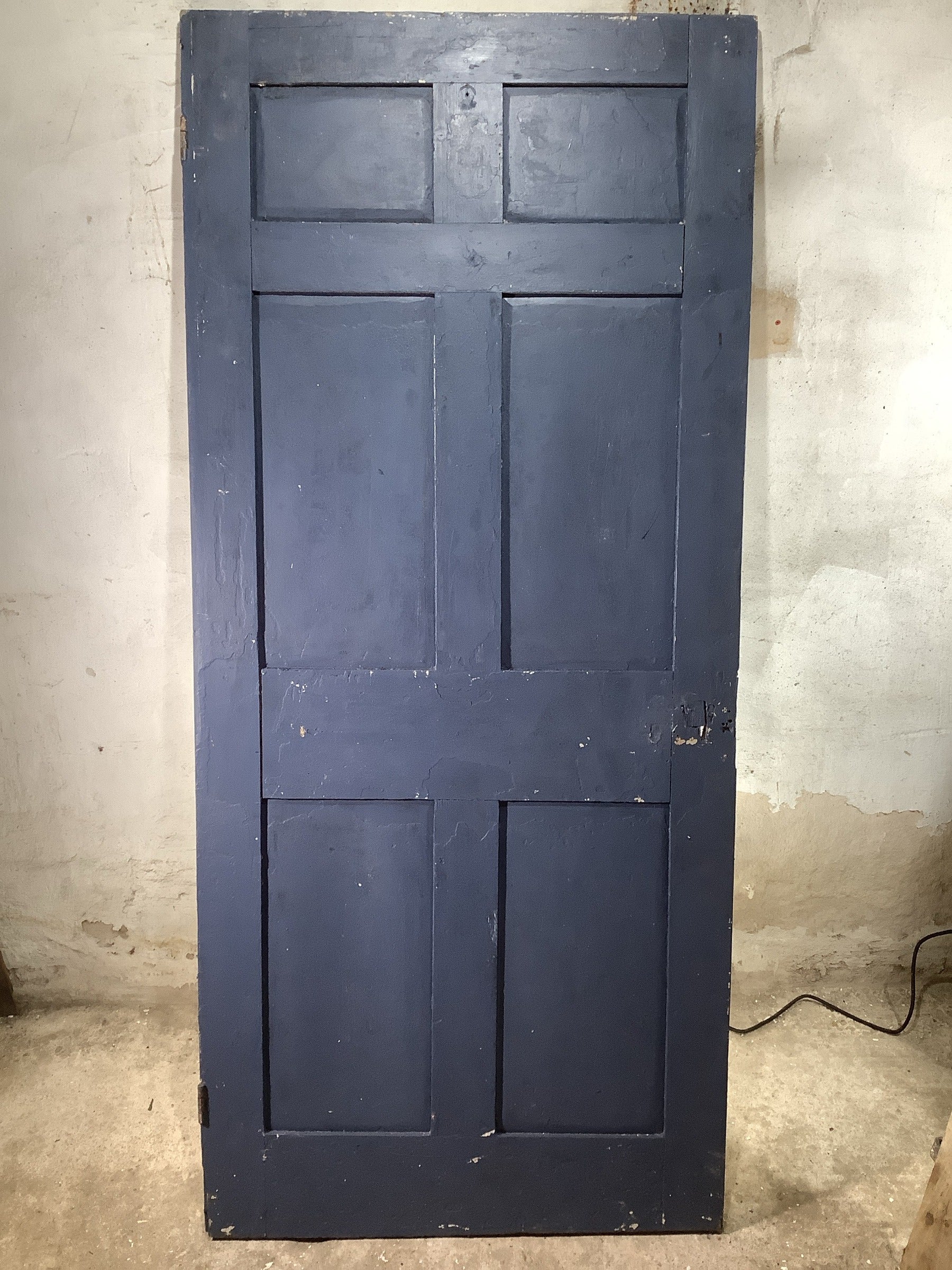 Main Picture Georgian Internal Painted  Pine Reclaimed Door