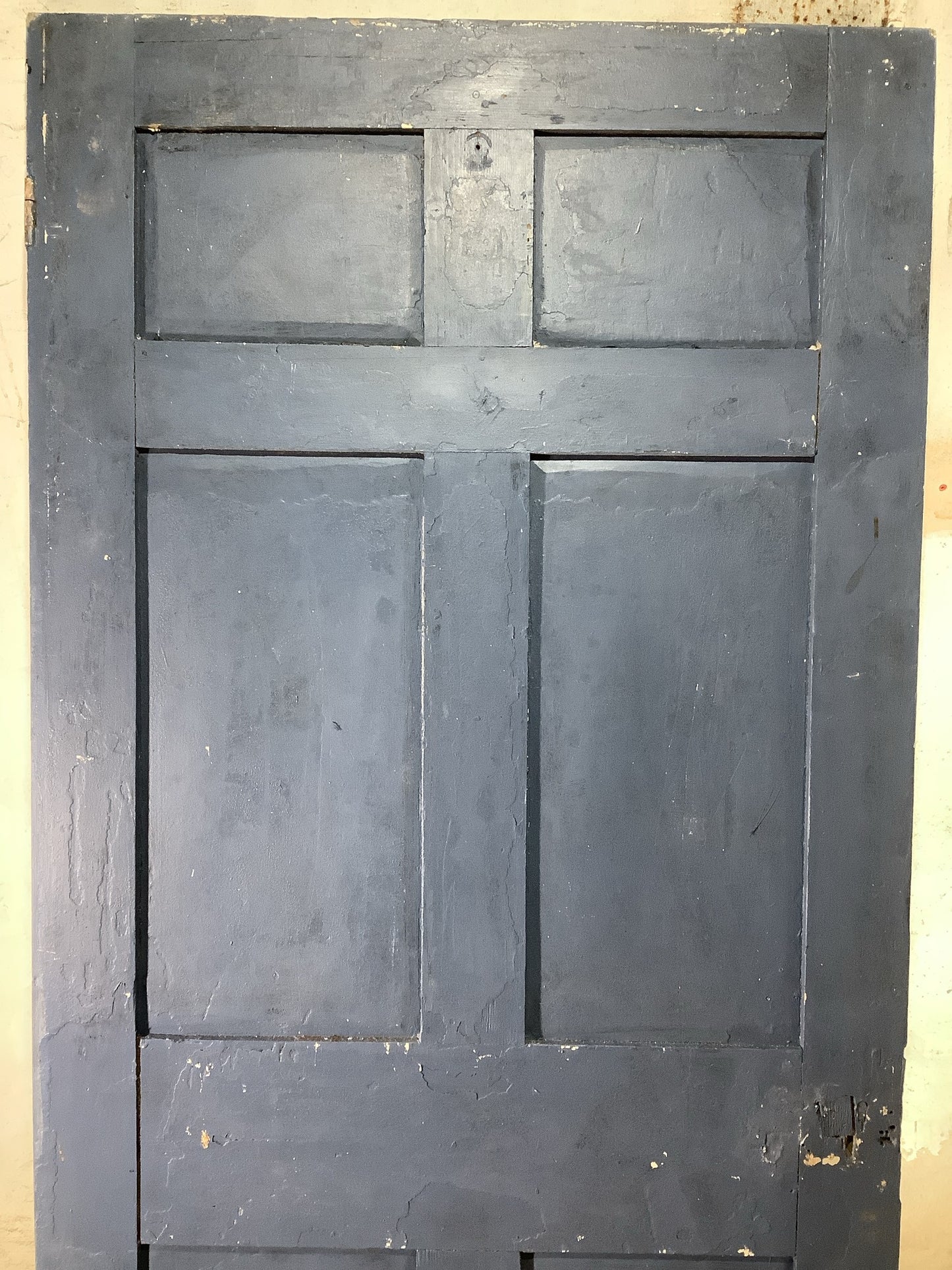 2nd Pic Georgian Internal Painted  Pine Reclaimed Door