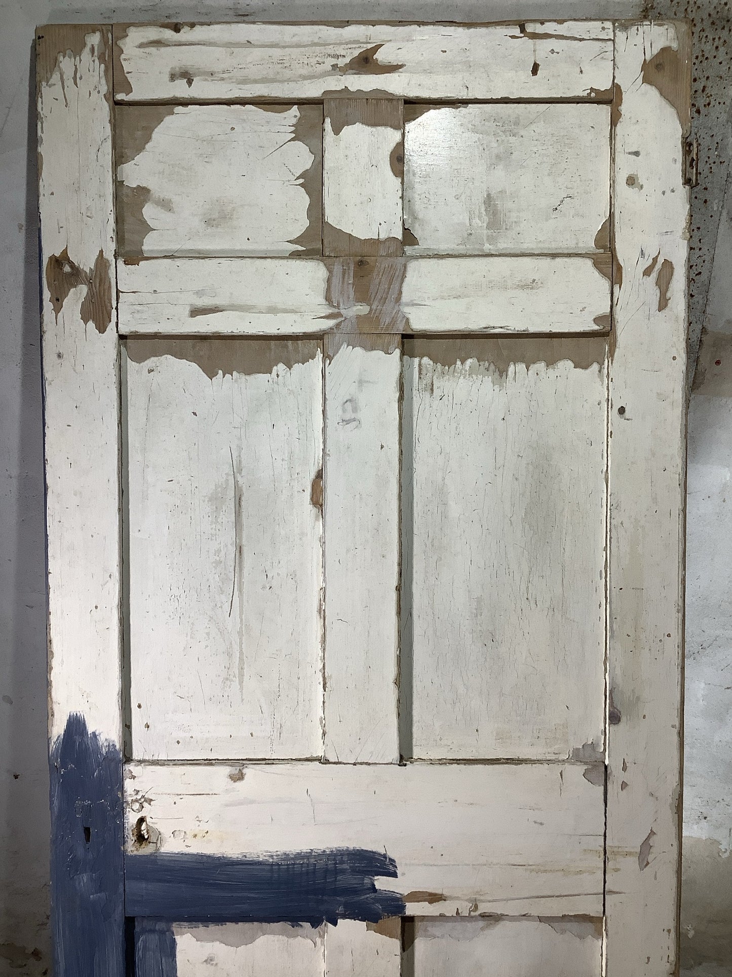 8th Pic Georgian Internal Painted  Pine Reclaimed Door