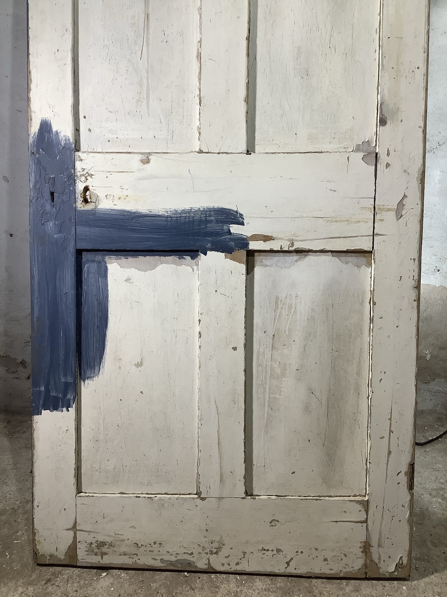 9th Pic Georgian Internal Painted  Pine Reclaimed Door