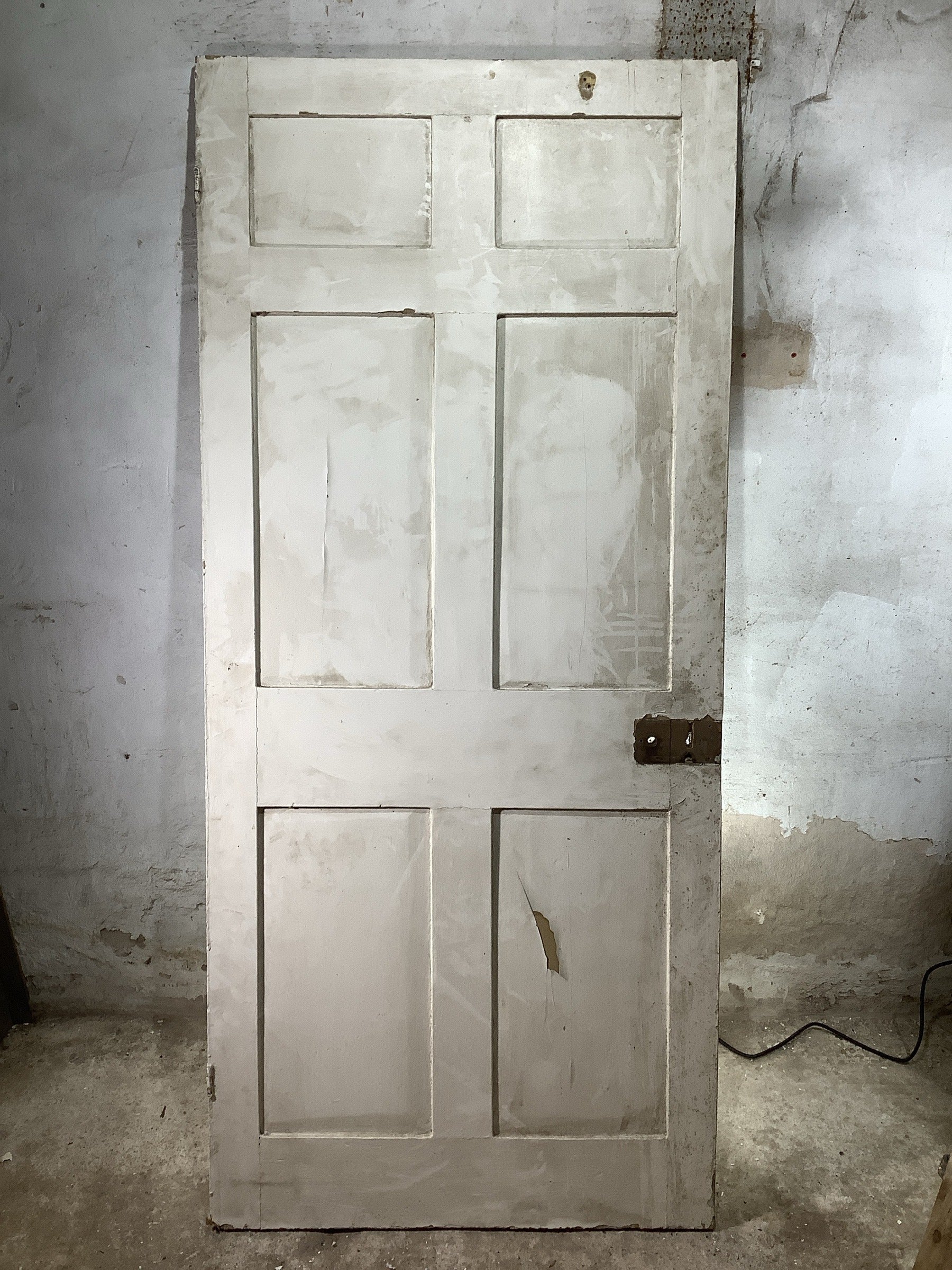 Main Picture Georgian Internal Painted  Pine Reclaimed Door