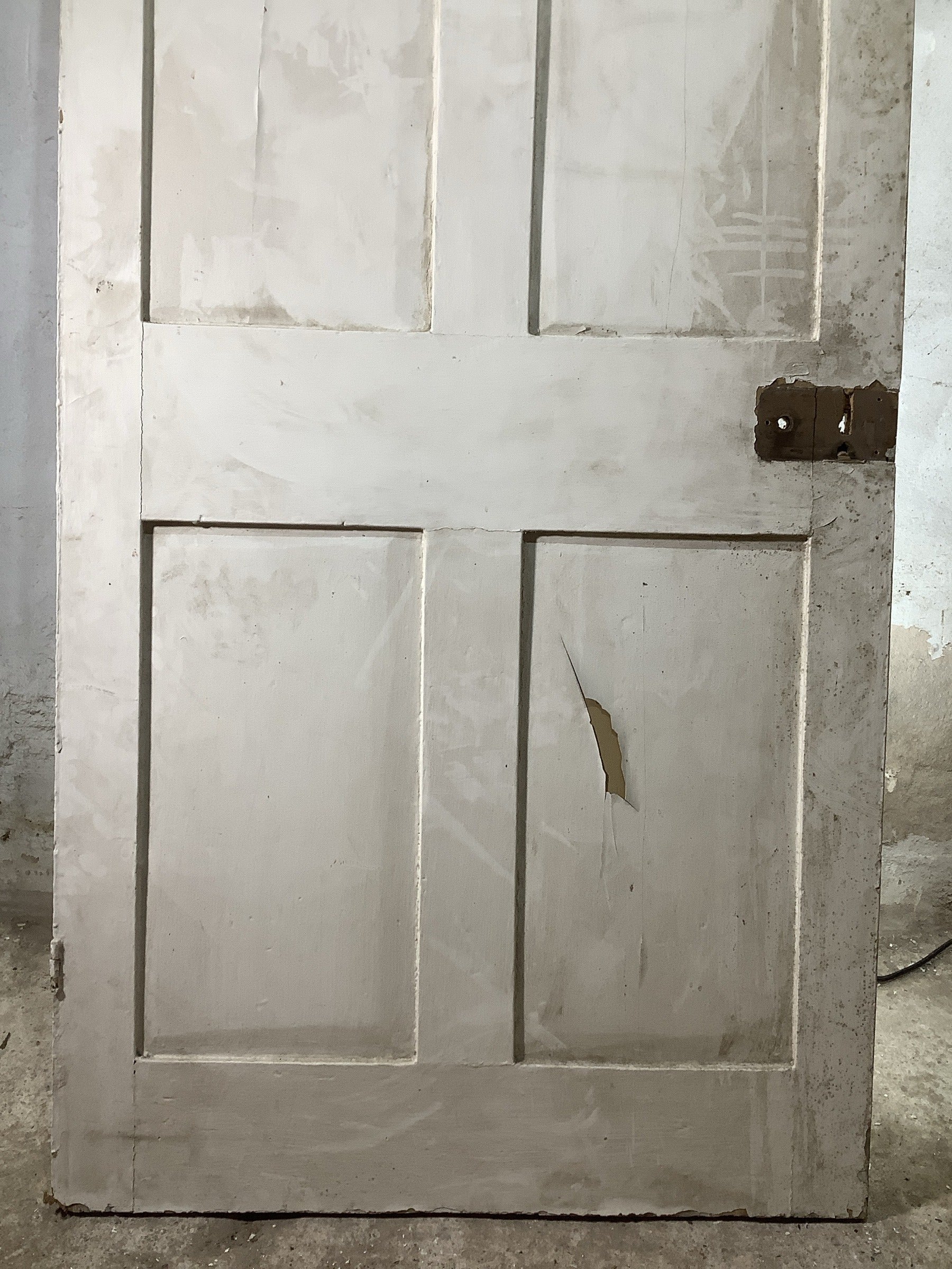 3rd Pic Georgian Internal Painted  Pine Reclaimed Door