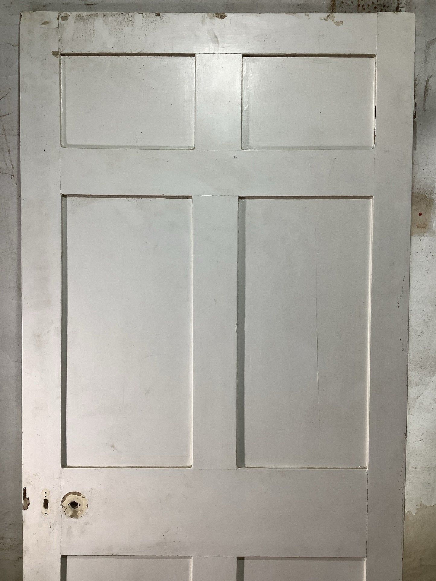 8th Pic Georgian Internal Painted  Pine Reclaimed Door