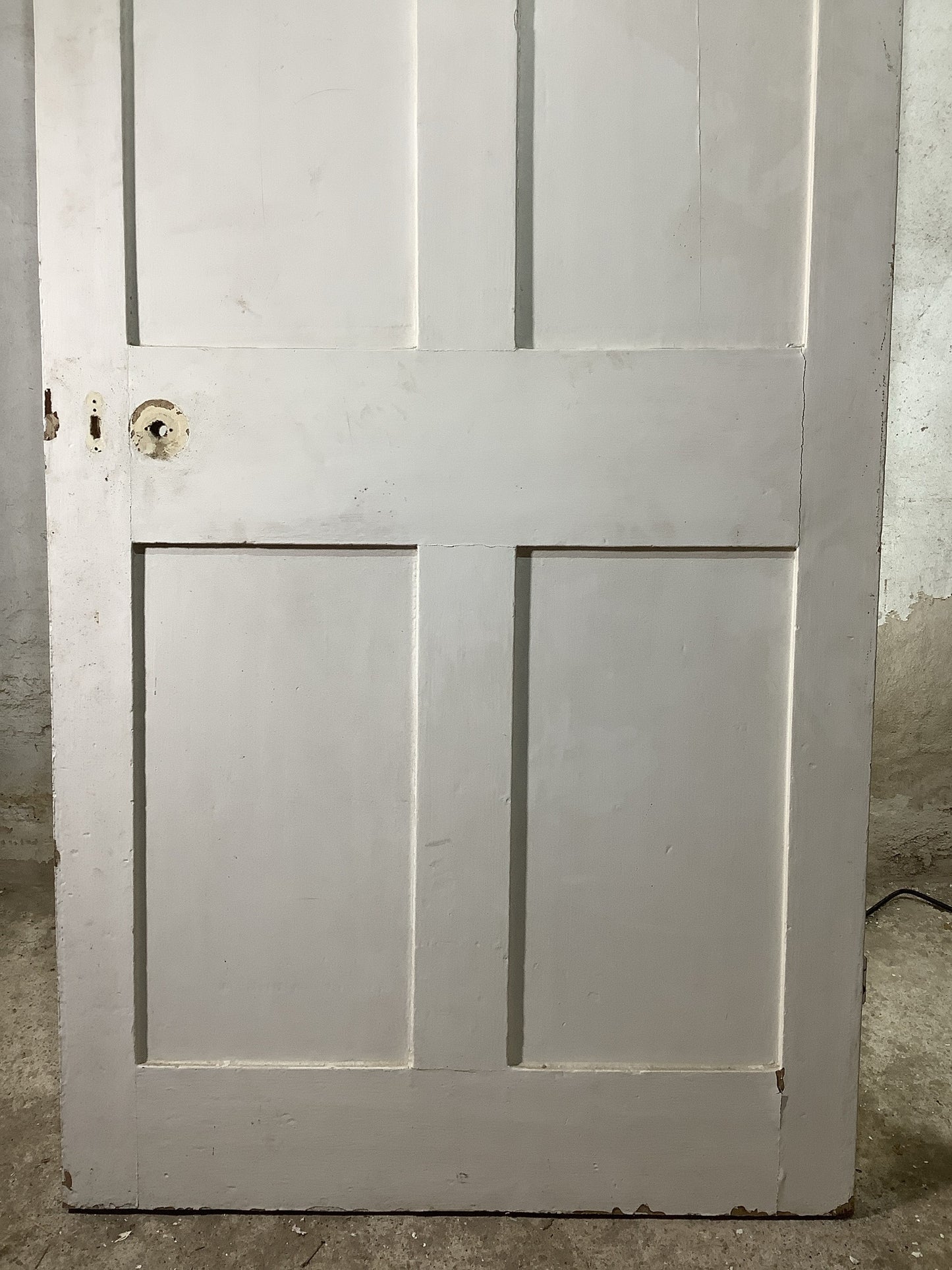 9th Pic Georgian Internal Painted  Pine Reclaimed Door